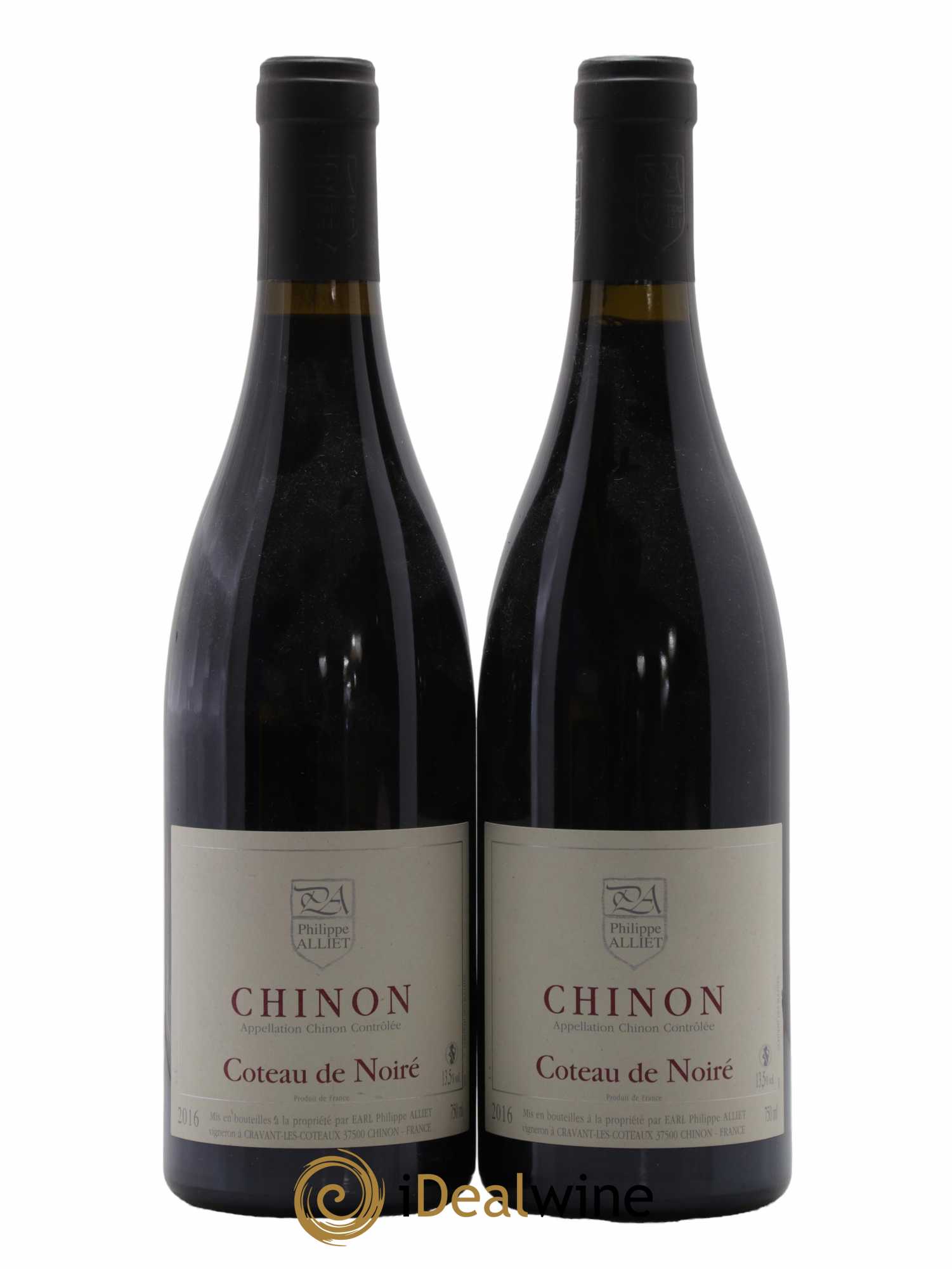 Chinon Coteau de Noiré Philippe Alliet 2016 - Lot de 2 bouteilles - 0