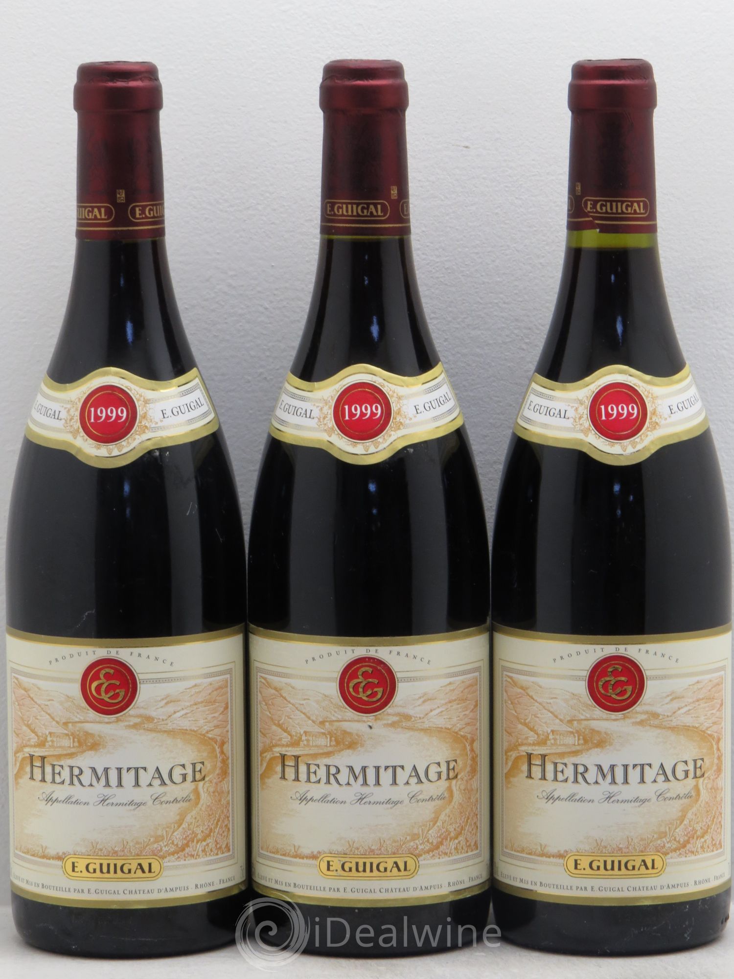 Hermitage Guigal 1999 - Lot de 3 bouteilles - 0