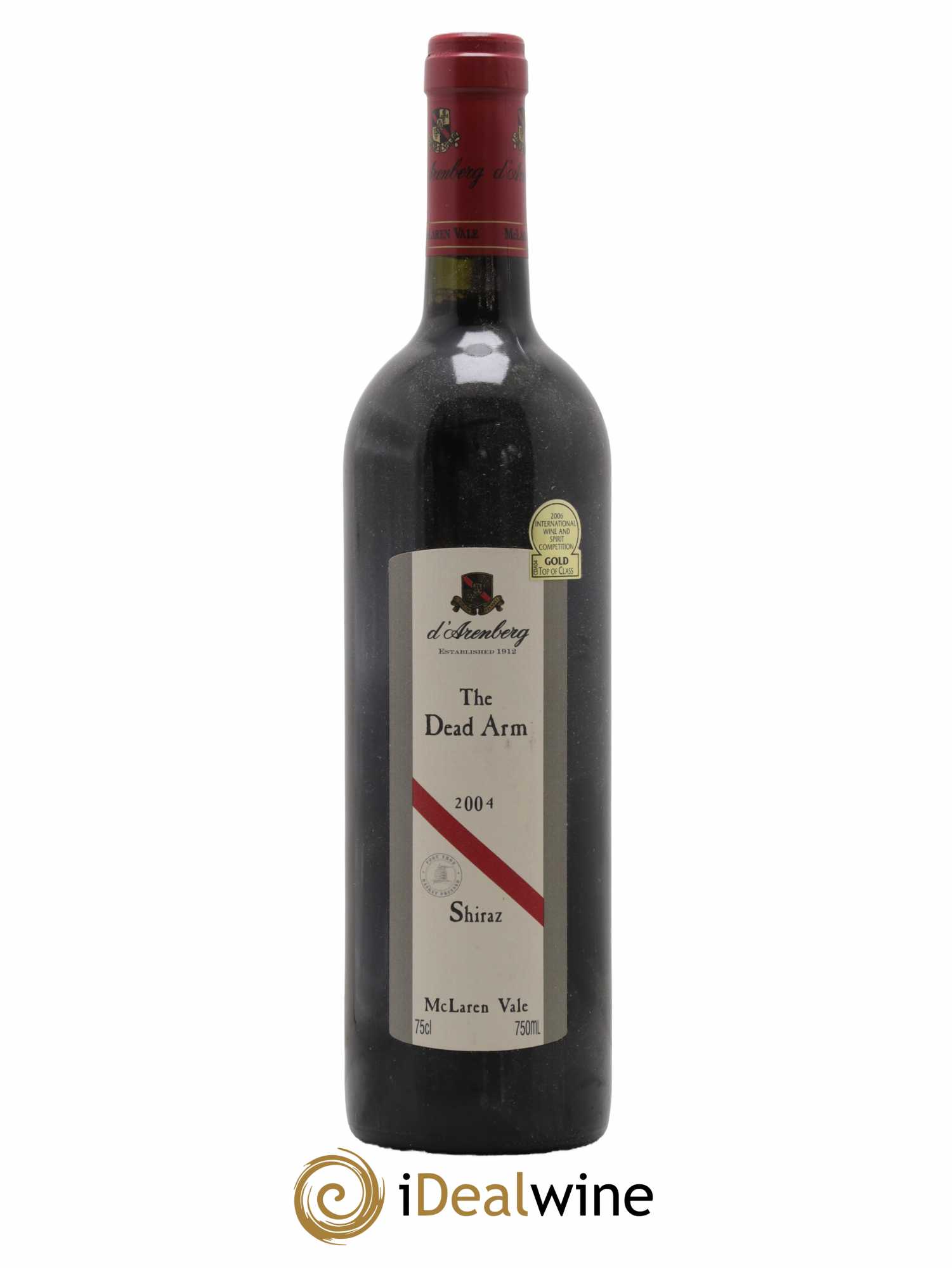 McLaren Vale d'Arenberg The Dead Arm - Syrah 2004 - Lot de 1 bouteille - 0