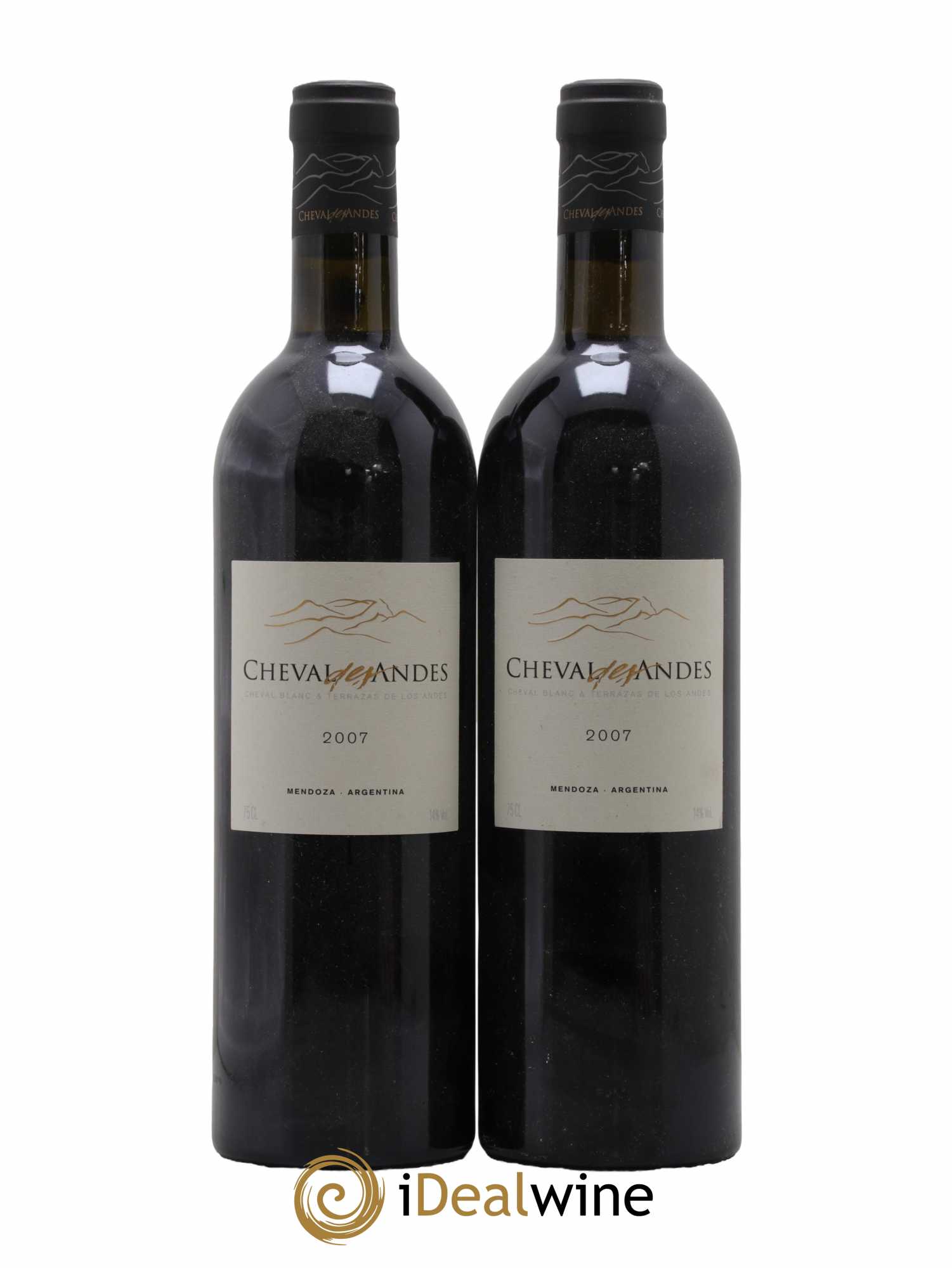 Mendoza Cheval des Andes Cheval des Andes 2007 - Lot de 2 bouteilles - 0