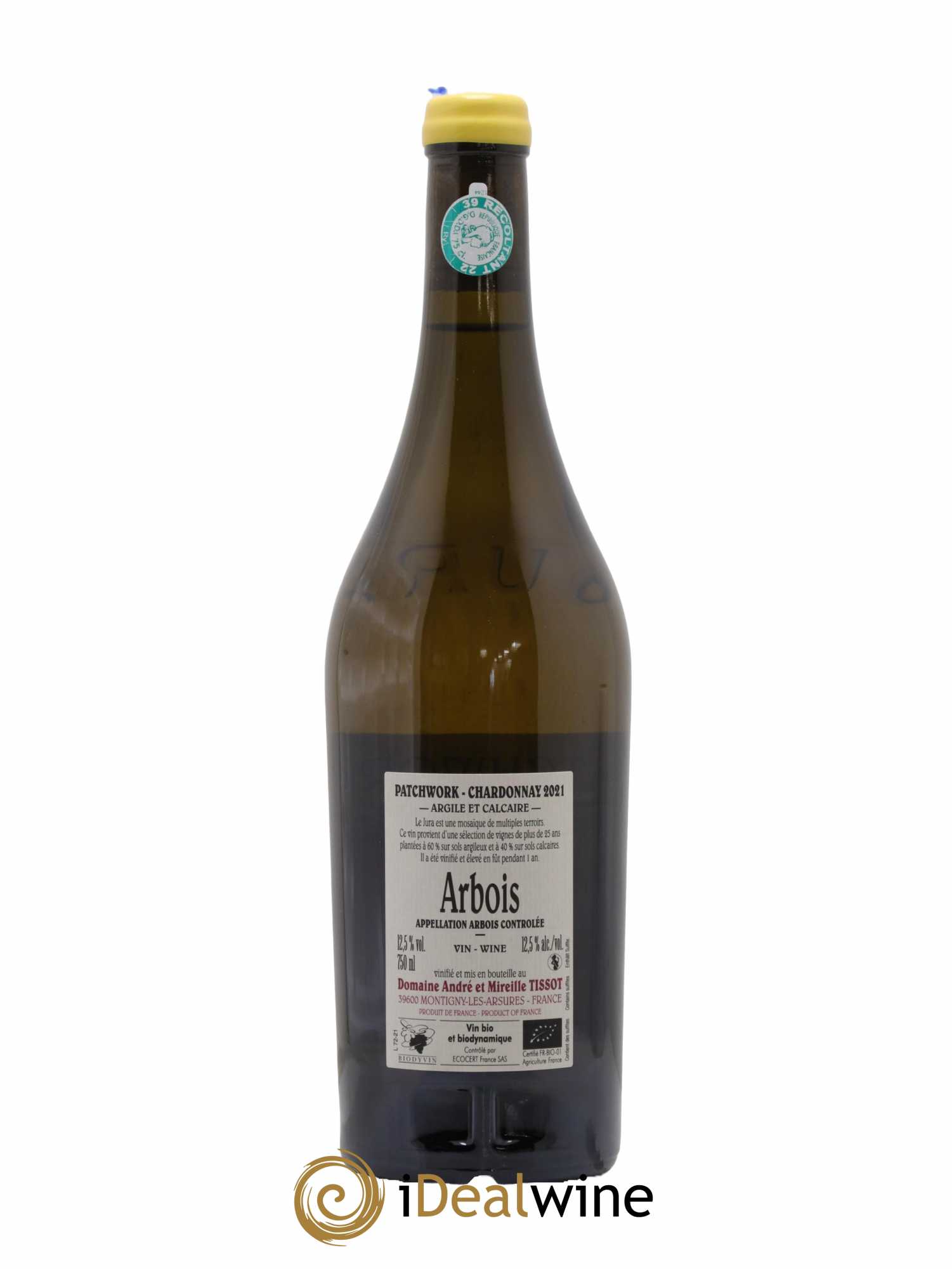Arbois Patchwork Bénédicte et Stéphane Tissot 2021 - Lot de 1 bouteille - 1