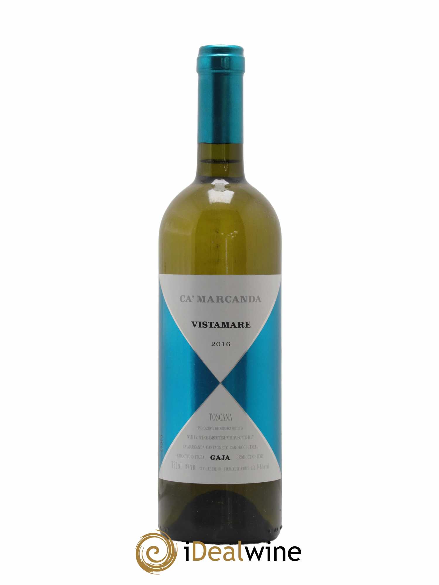 Italie IGT Toscane Ca' Marcanda Vistamare Gaja 2016 - Lot de 1 bouteille - 0