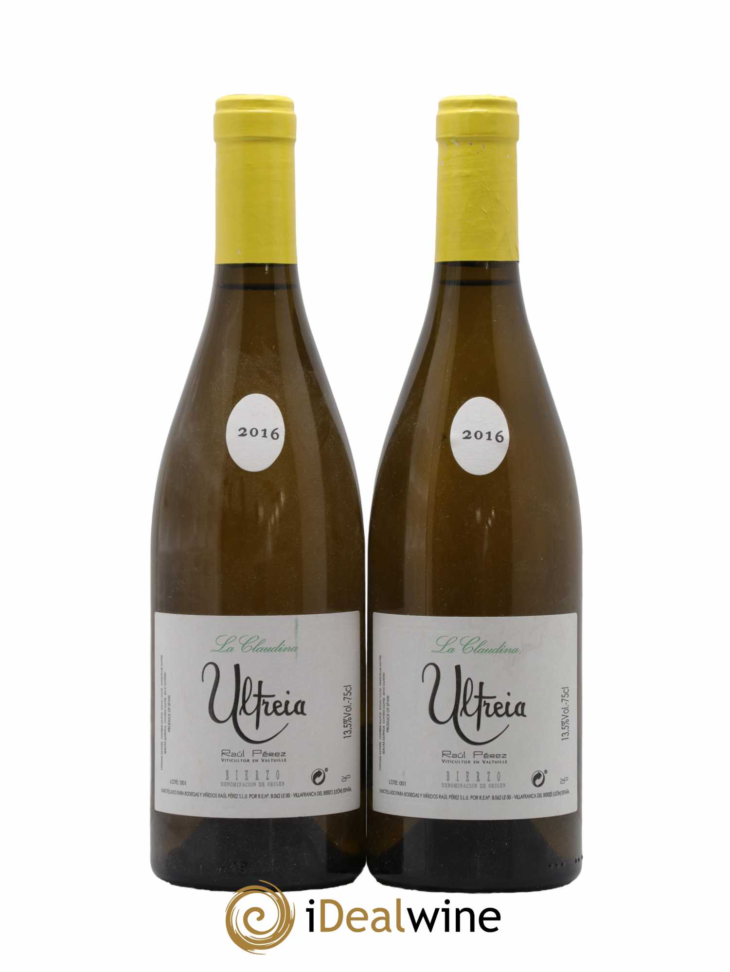 Espagne Bierzo Ultreia La Claudina Raul Perez 2016 - Lot de 2 bouteilles - 0