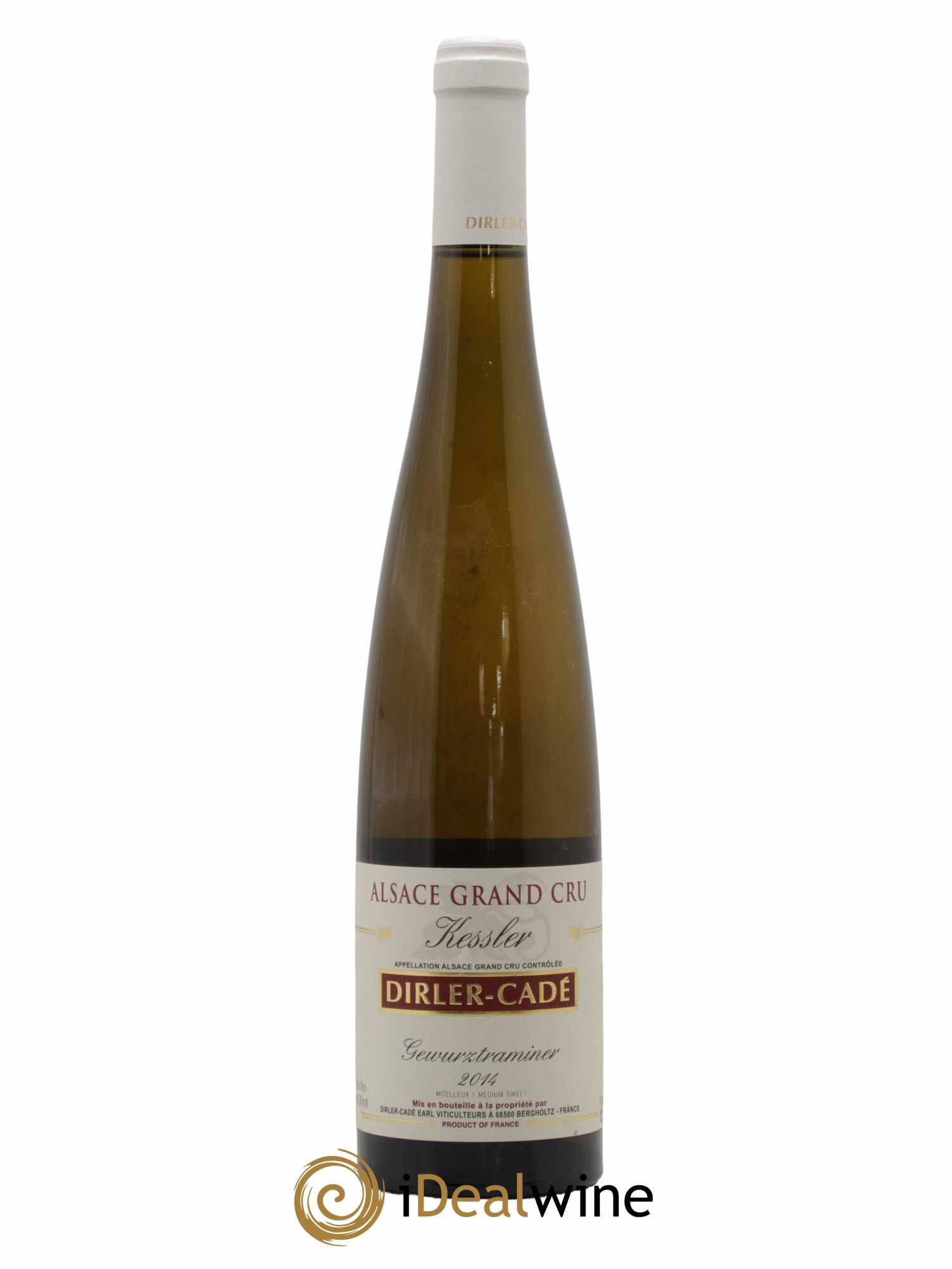 Alsace Grand Cru Gewurztraminer Kessler Dirler Cadé 2014 - Lot de 1 bouteille - 0