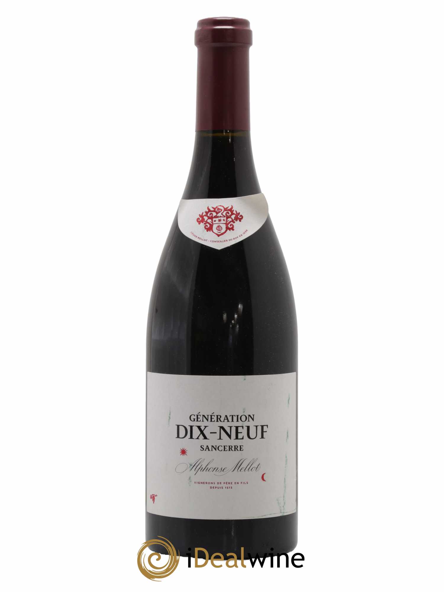 Sancerre Génération XIX Alphonse Mellot 2015 - Posten von 1 Flasche - 0