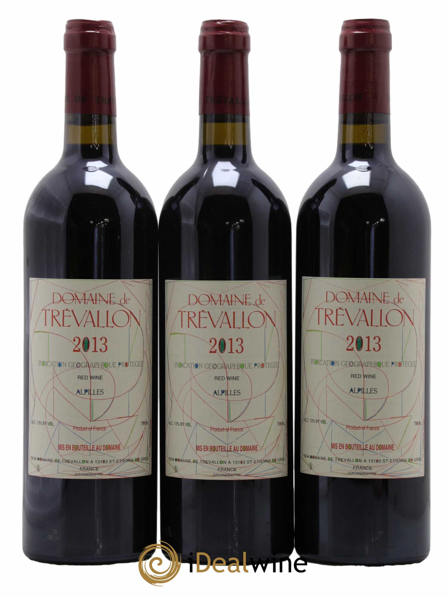 Alpilles Trévallon (Domaine de) Eloi Dürrbach 2013 - Lot de 3 bouteilles - 0