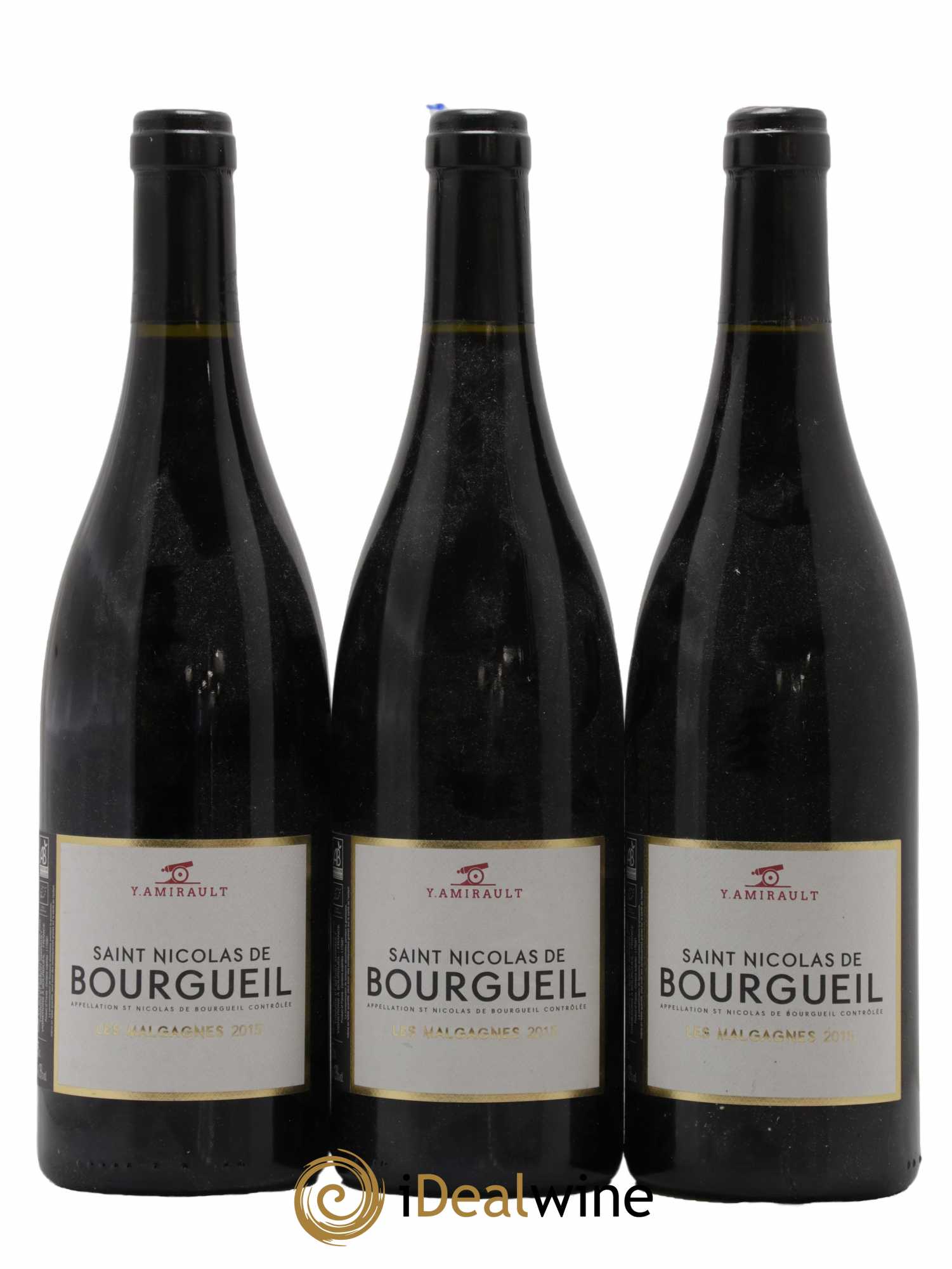 Saint-Nicolas de Bourgueil Les Malgagnes Yannick Amirault (Domaine) 2015 - Lot de 3 bouteilles - 0
