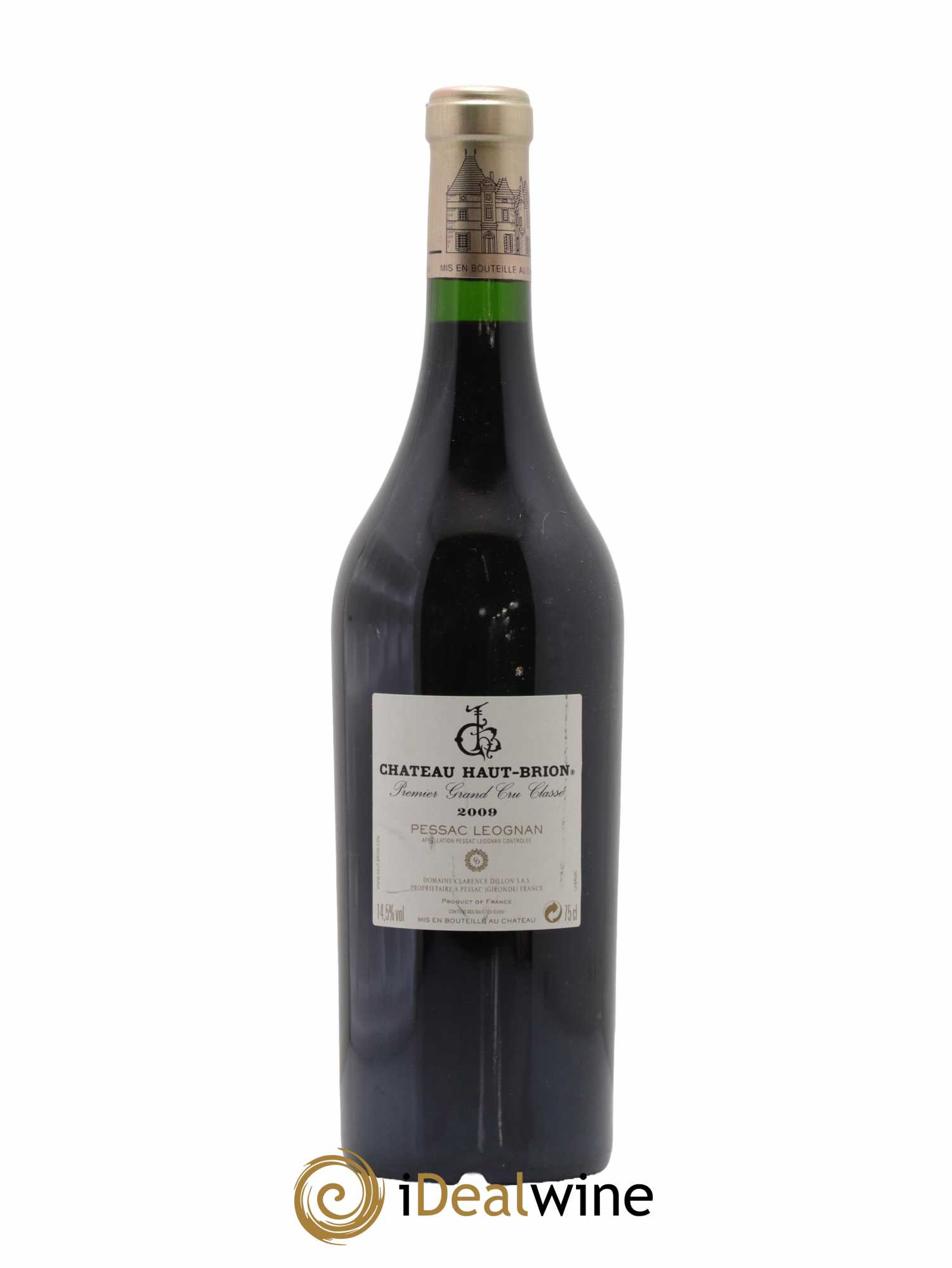 Château Haut Brion 1er Grand Cru Classé 2009 - Lot de 1 bouteille - 1