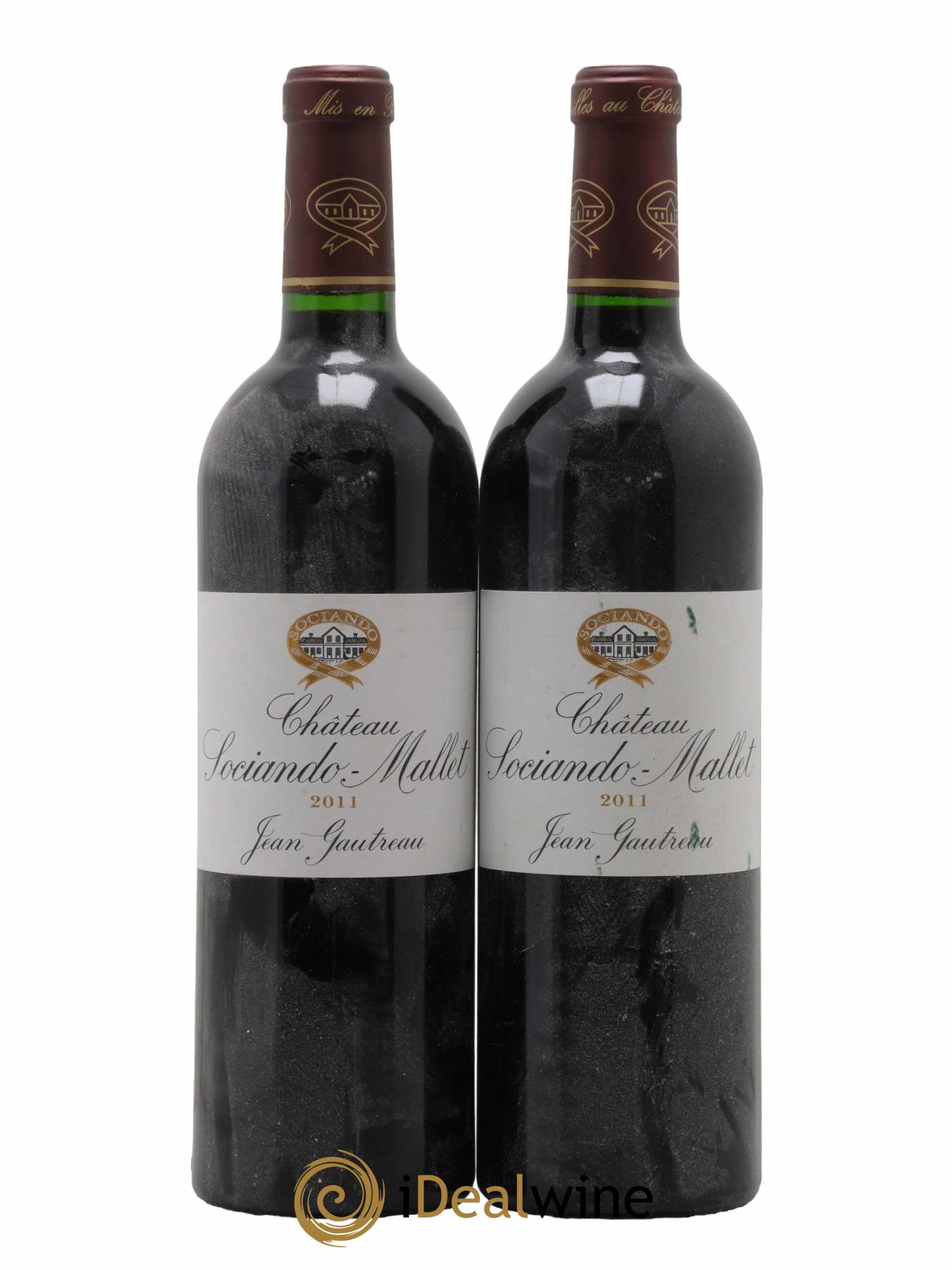 Château Sociando Mallet 2011 - Lot de 2 bouteilles - 0