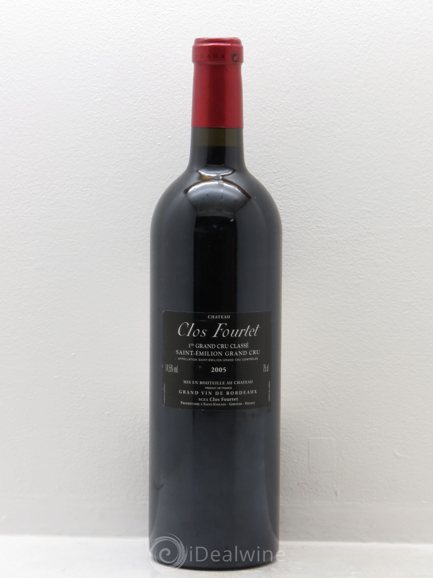 Clos Fourtet 1er Grand Cru Classé B 2005 - Lot de 1 bouteille - 1