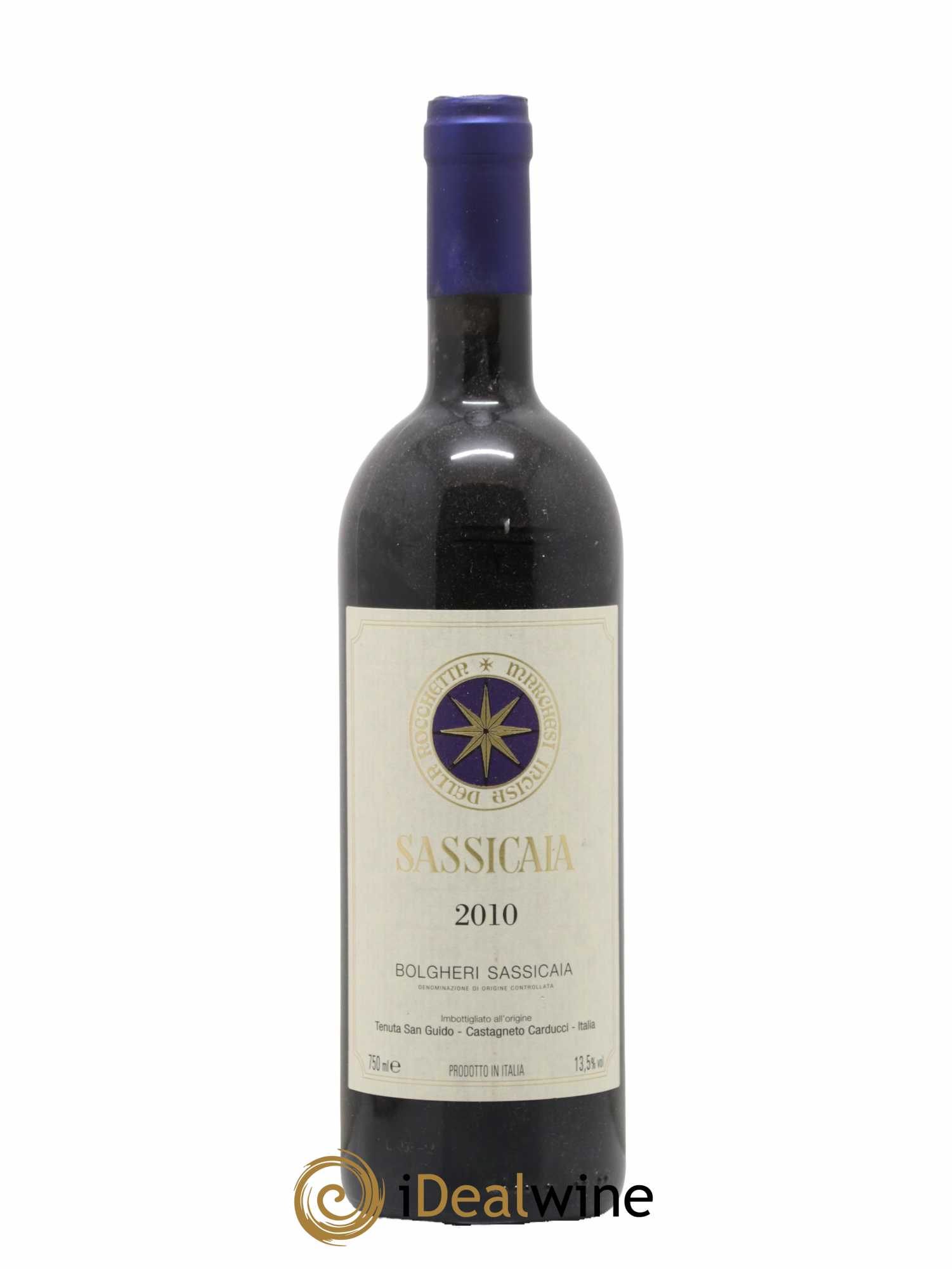 Bolgheri DOC Sassicaia Tenuta San Guido 2010 - Lot de 1 bouteille - 0