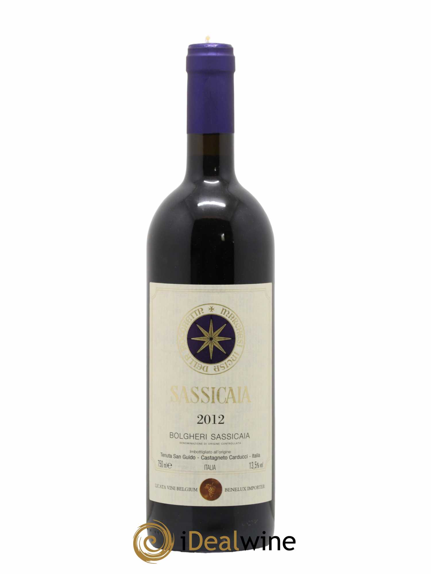 Bolgheri DOC Sassicaia Tenuta San Guido 2012 - Lot de 1 bouteille - 0