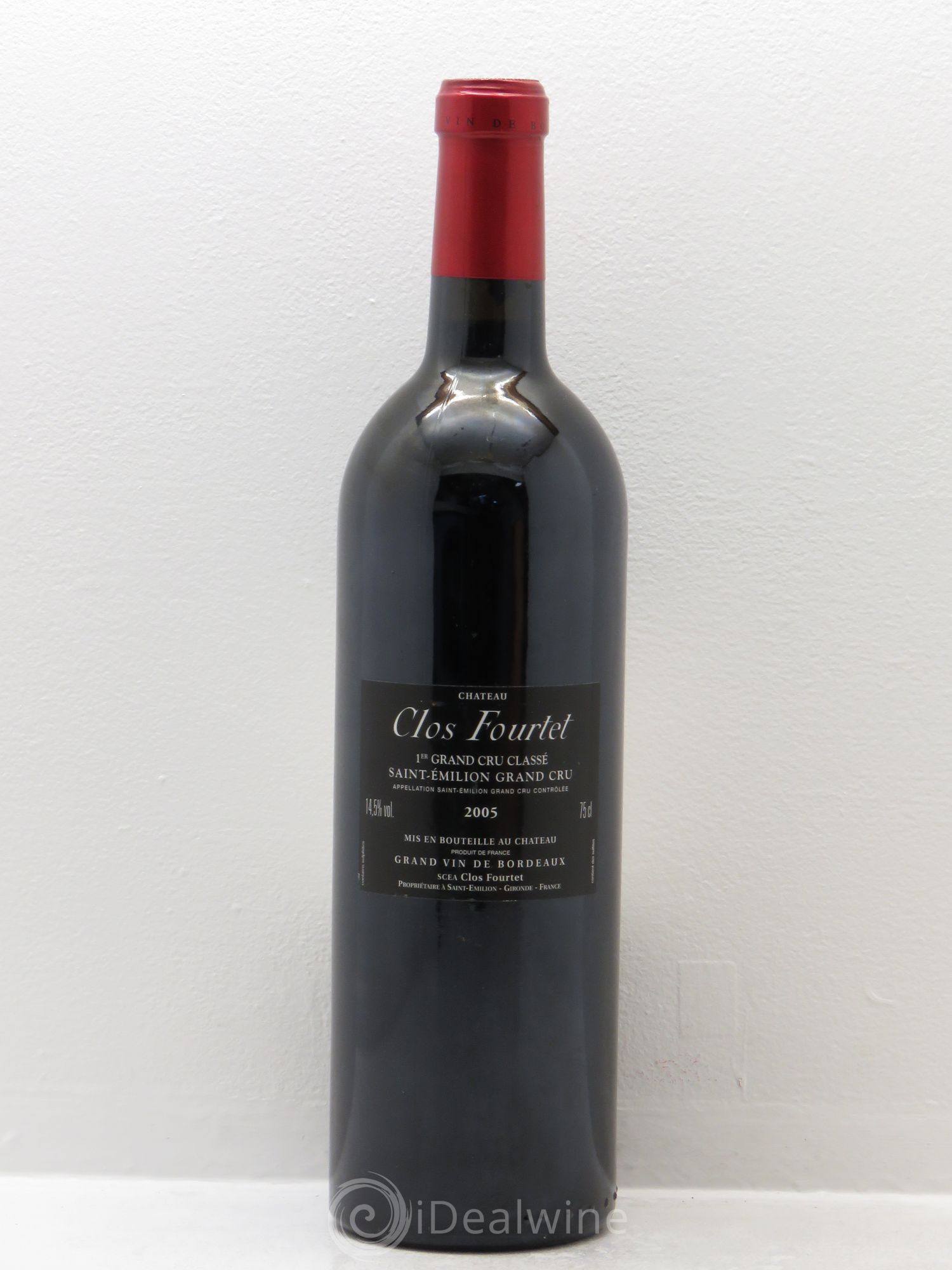 Clos Fourtet 1er Grand Cru Classé B 2005 - Lot de 1 bouteille - 1