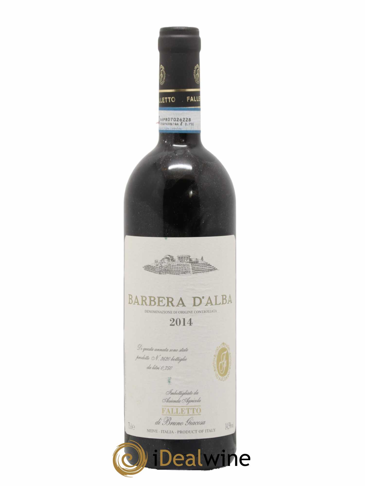 Barbera d'Alba DOC Falletto Bruno Giacosa 2014 - Lot de 1 bouteille - 0