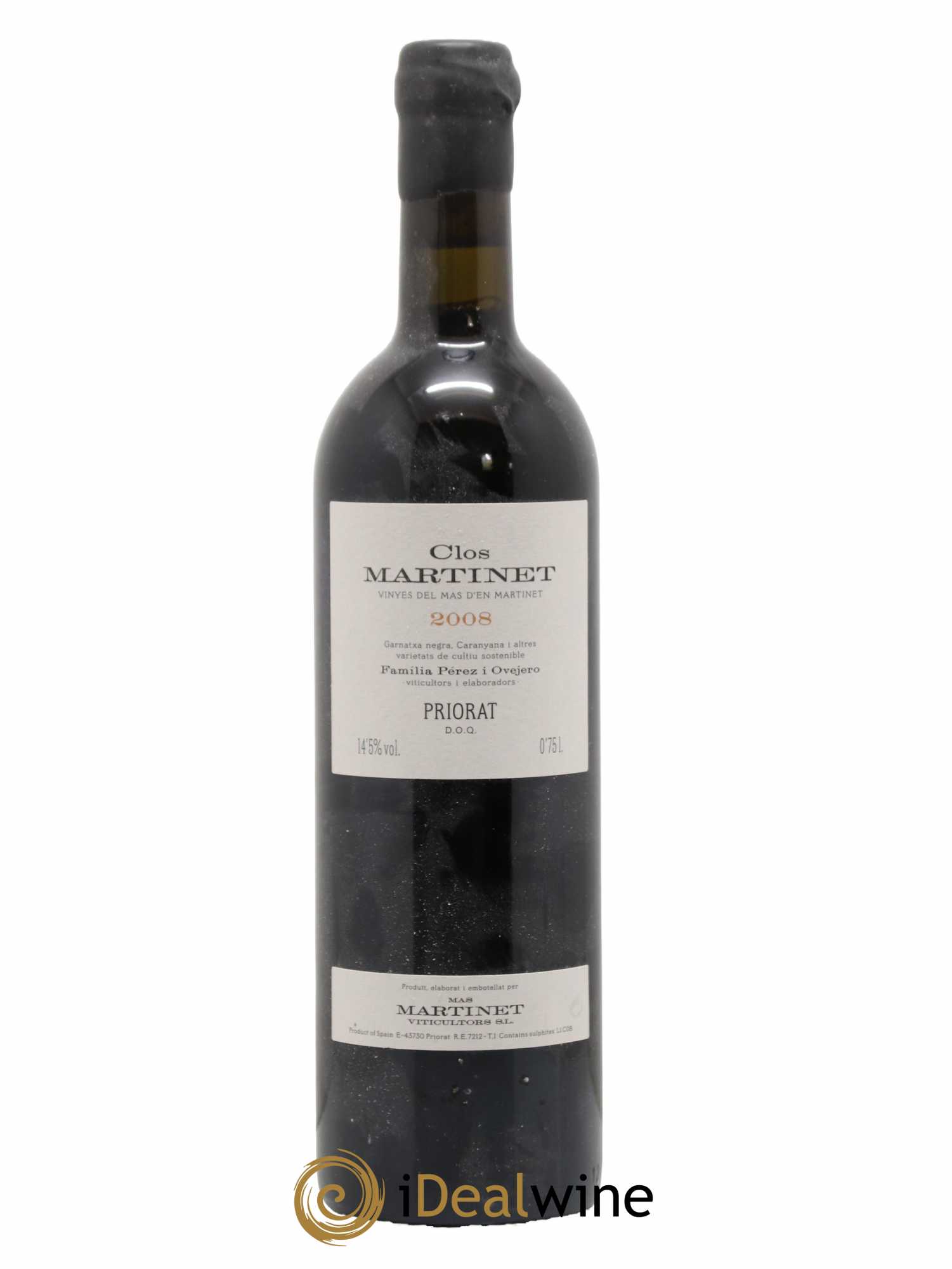 Priorat Clos Martinet DOCA Mas Martinet Viticultors 2008 - Lot de 1 bouteille - 0