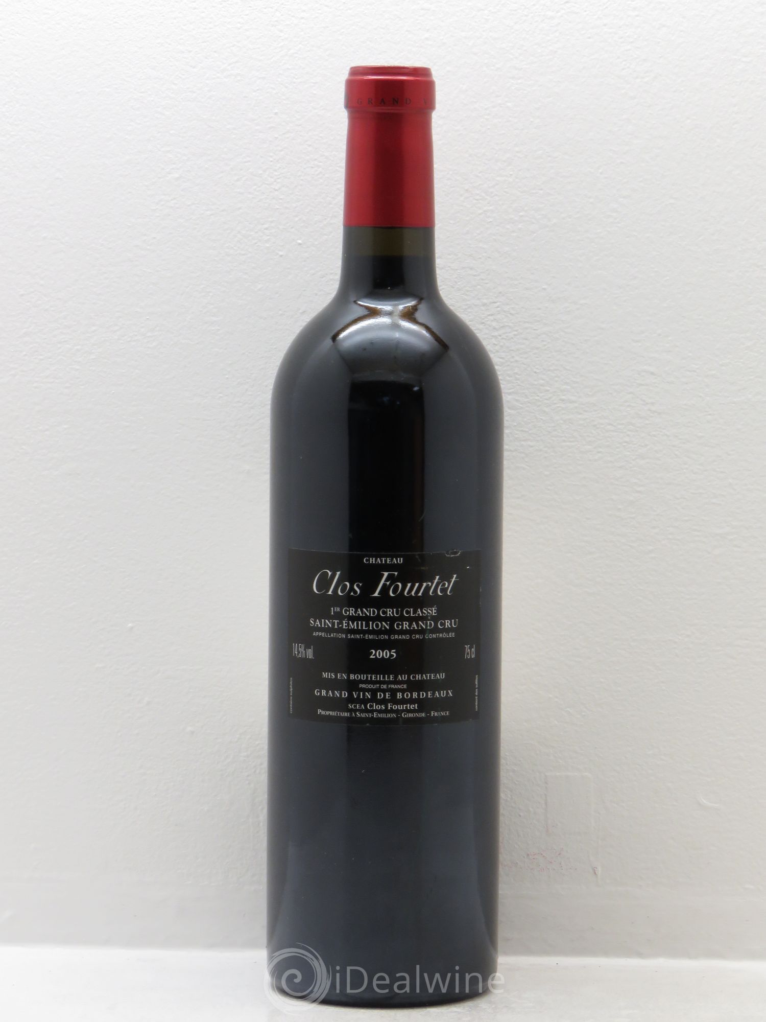 Clos Fourtet 1er Grand Cru Classé B 2005 - Lot de 1 bouteille - 1