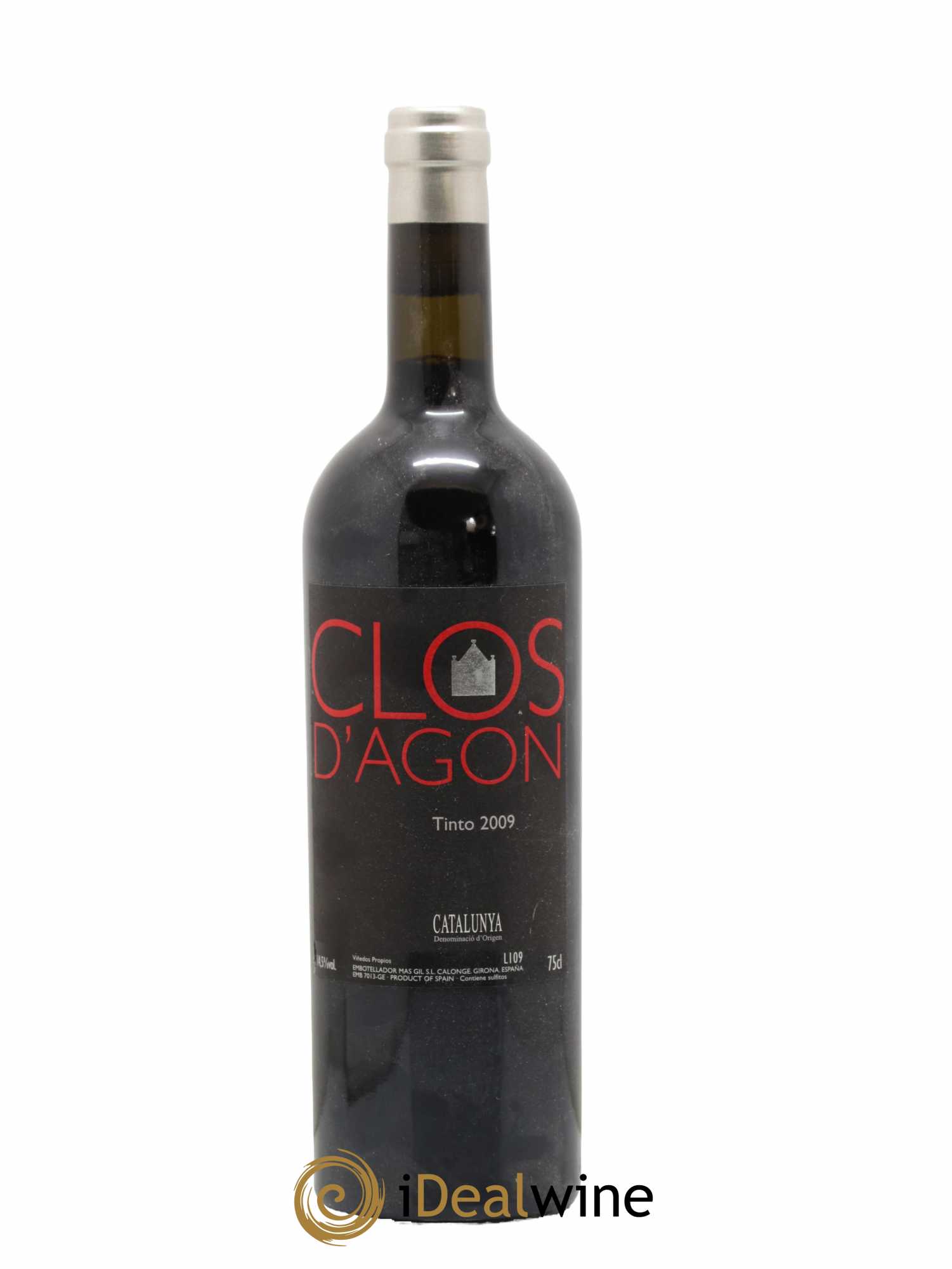 Espagne Tinto Clos d'Agon 2009 - Lot de 1 bouteille - 0