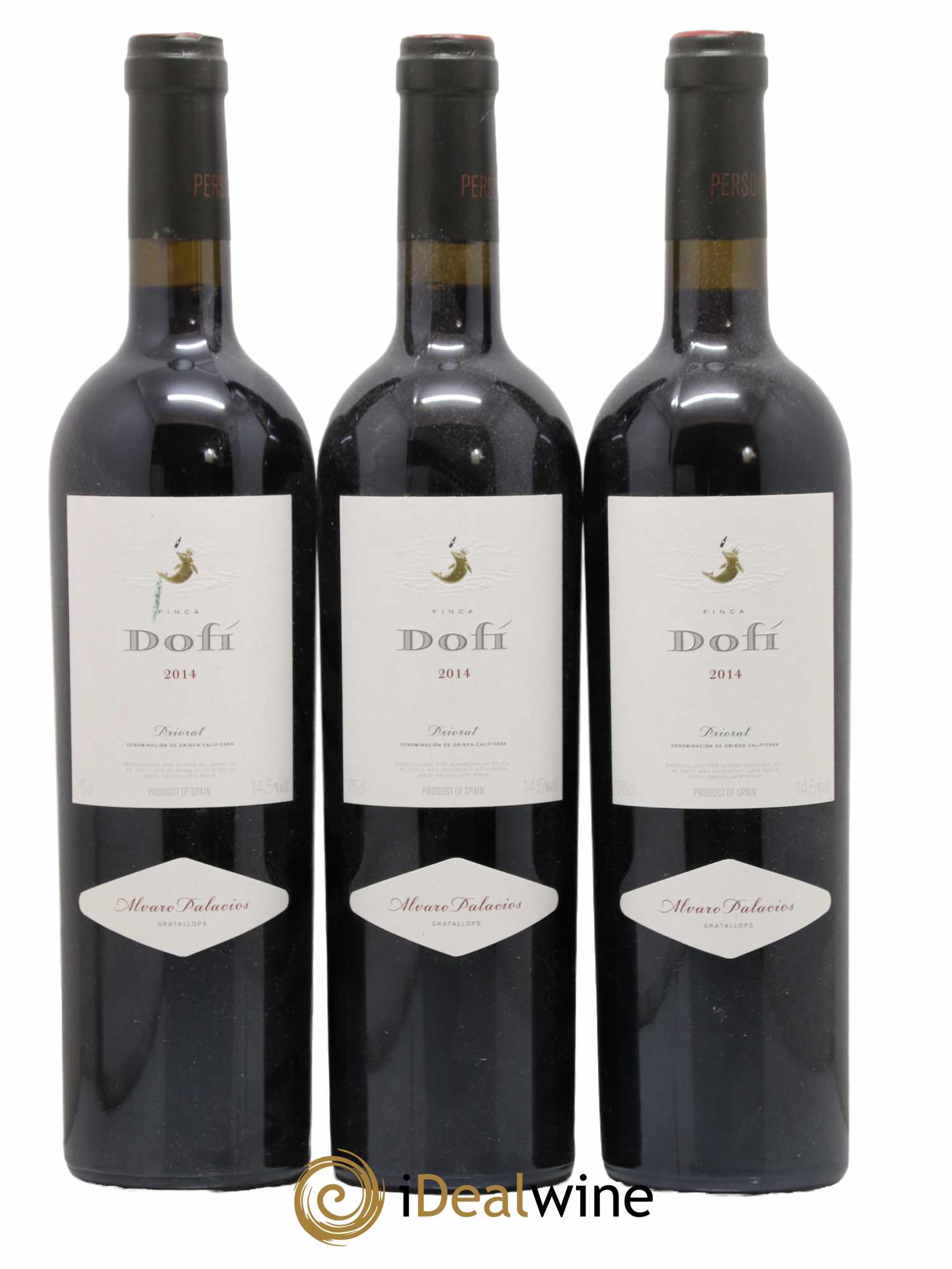Priorat DOCa DOCA Finca Dofi Alvaro Palacios 2014 - Lot de 3 bouteilles - 0
