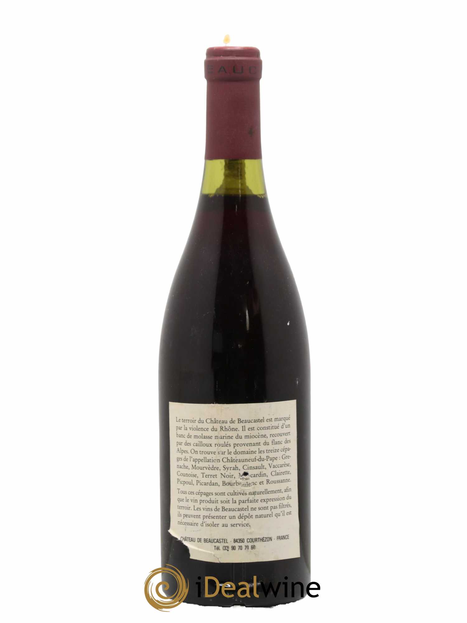 Châteauneuf-du-Pape Château de Beaucastel Famille Perrin 1989 - Lot de 1 bouteille - 1