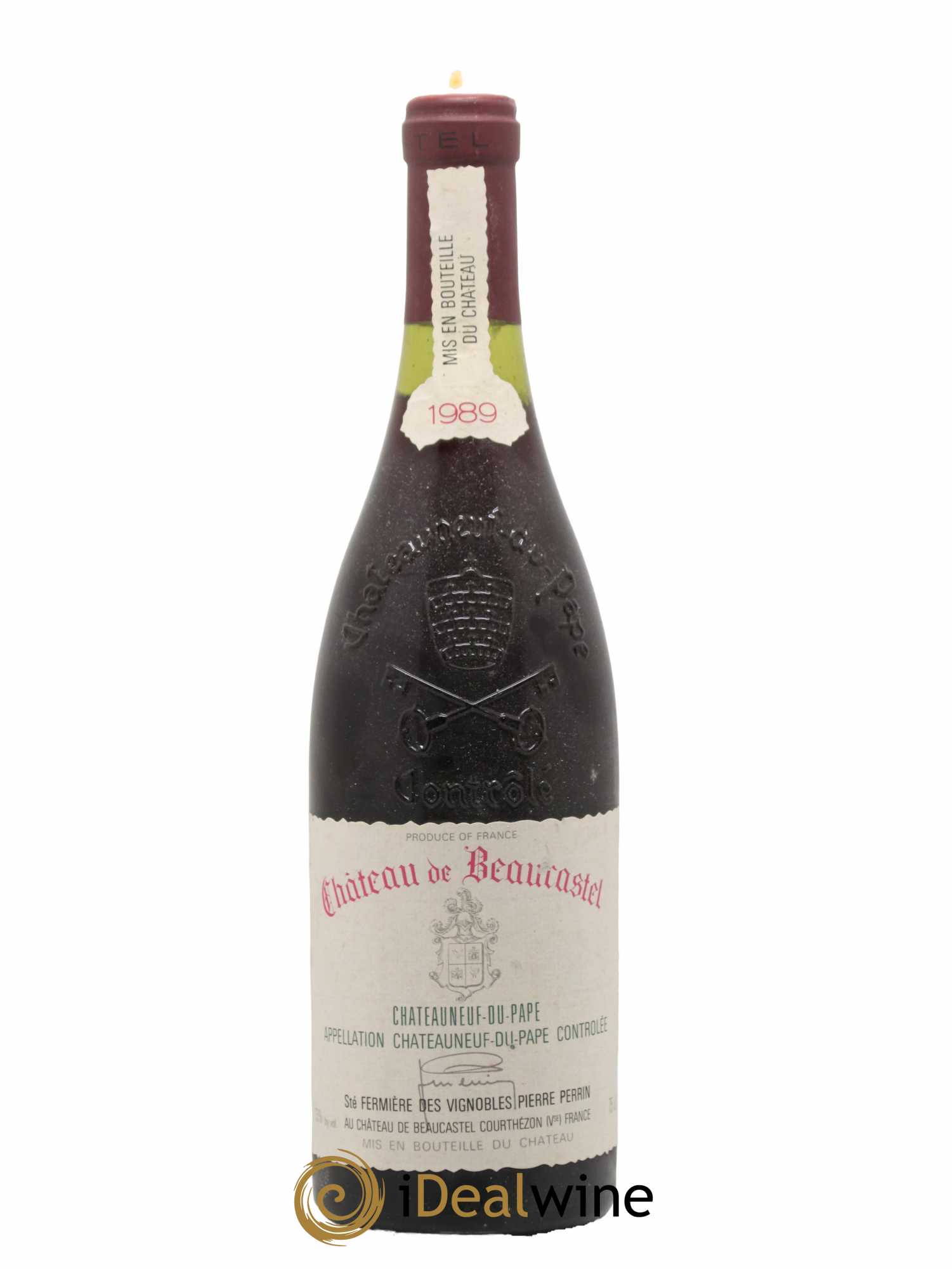 Châteauneuf-du-Pape Château de Beaucastel Famille Perrin 1989 - Lot de 1 bouteille - 0