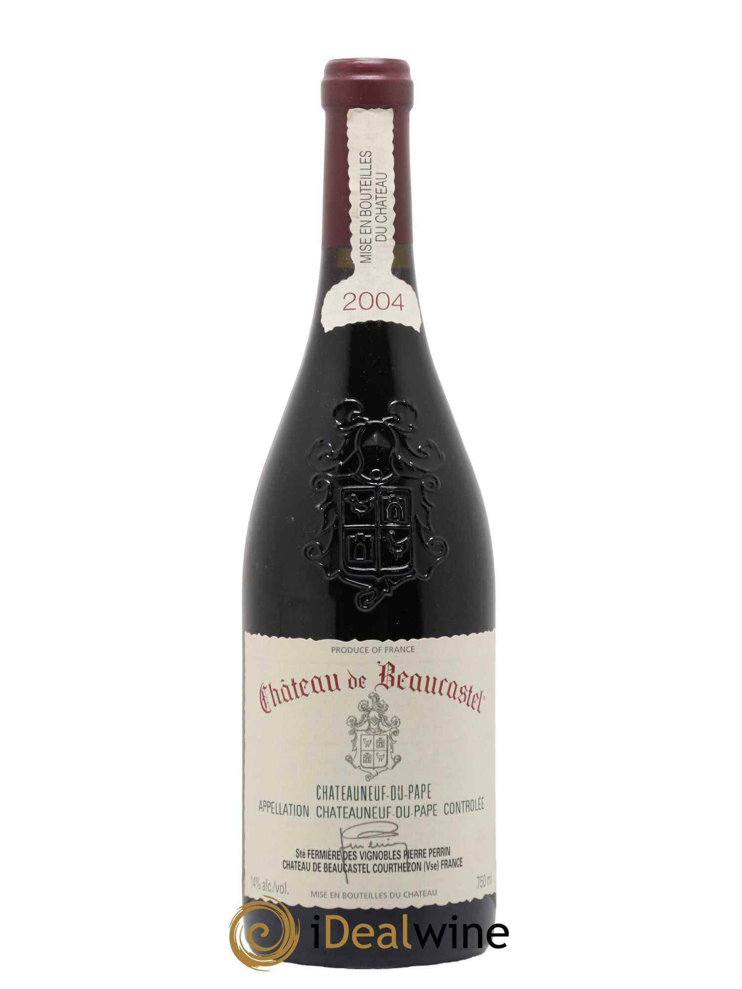 Châteauneuf-du-Pape Château de Beaucastel Famille Perrin 2004 - Lot de 1 bouteille - 0