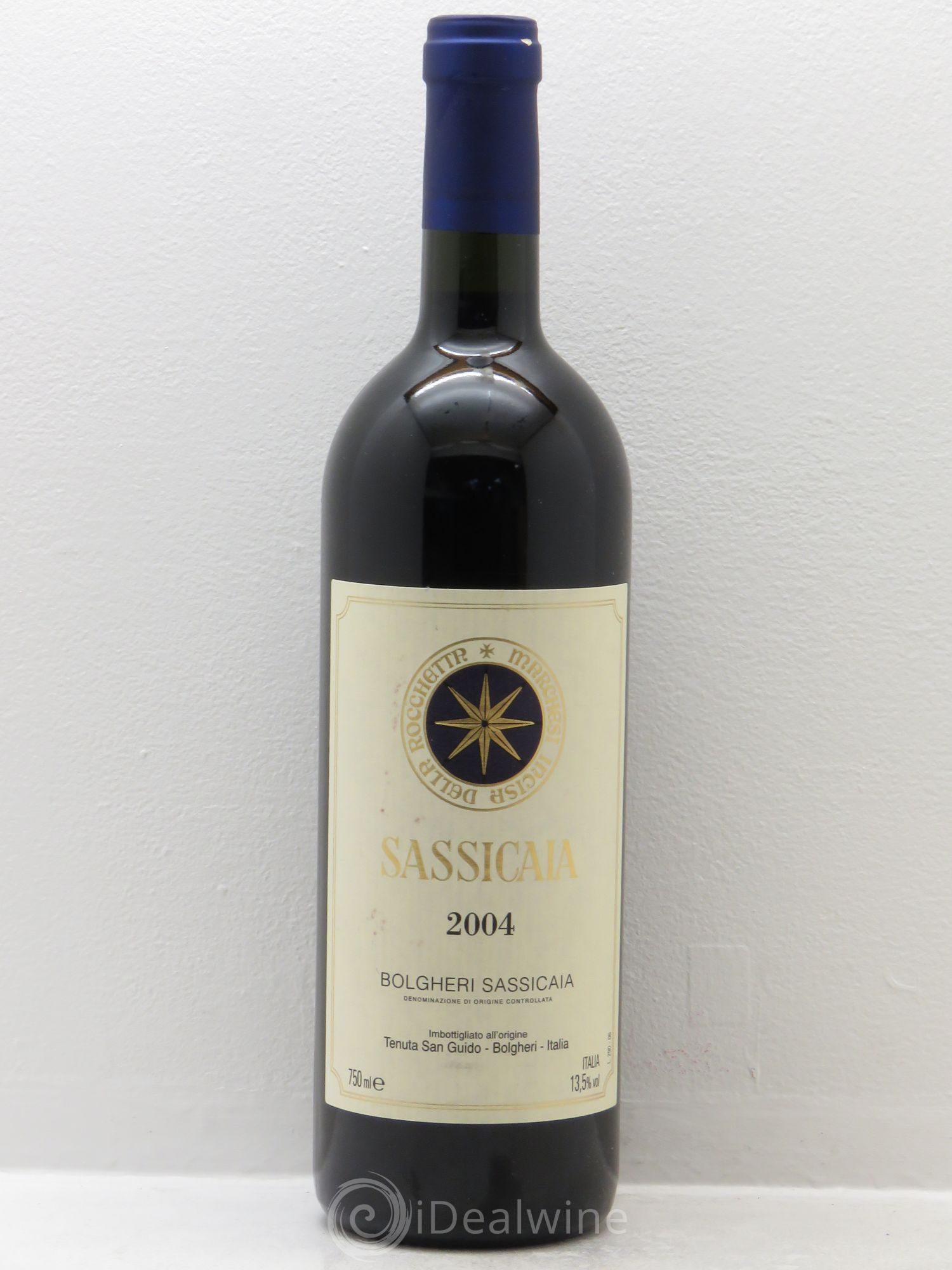 Bolgheri DOC Sassicaia Tenuta San Guido 2004 - Lot de 1 bouteille - 0
