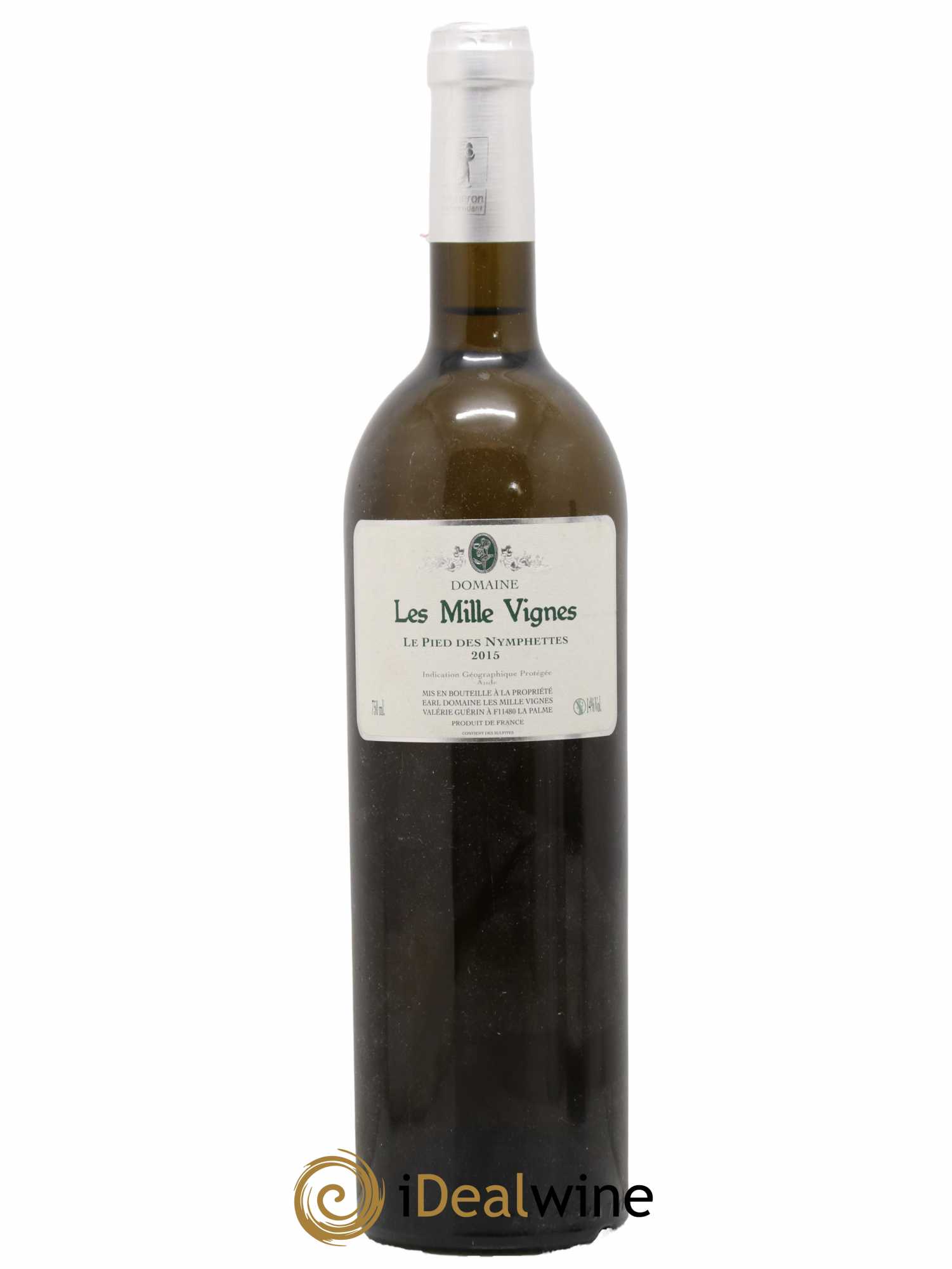 VDP Aude Le Pied des Nymphettes Domaine Les Mille Vignes 2015 - Lot de 1 bouteille - 0