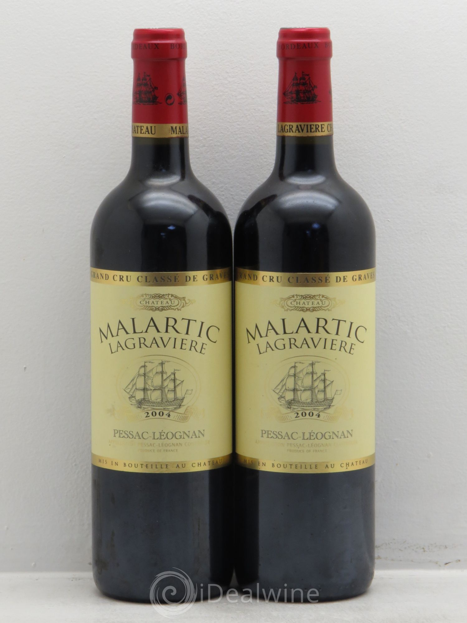 Château Malartic-Lagravière Cru Classé de Graves 2004 - Lot de 2 bouteilles - 0