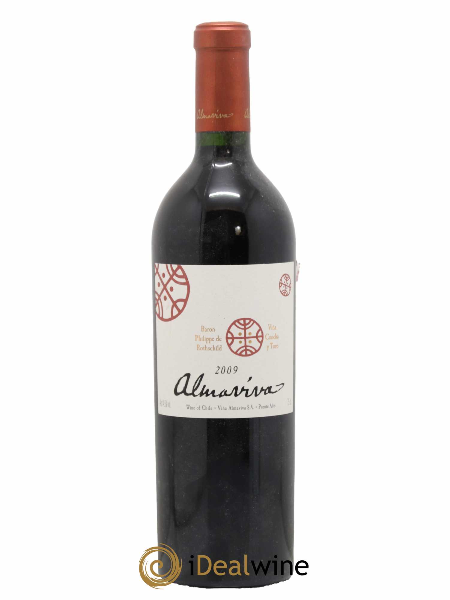 Chili Almaviva Baron P. de Rothschild Concha y Toro 2009 - Lot de 1 bouteille - 0