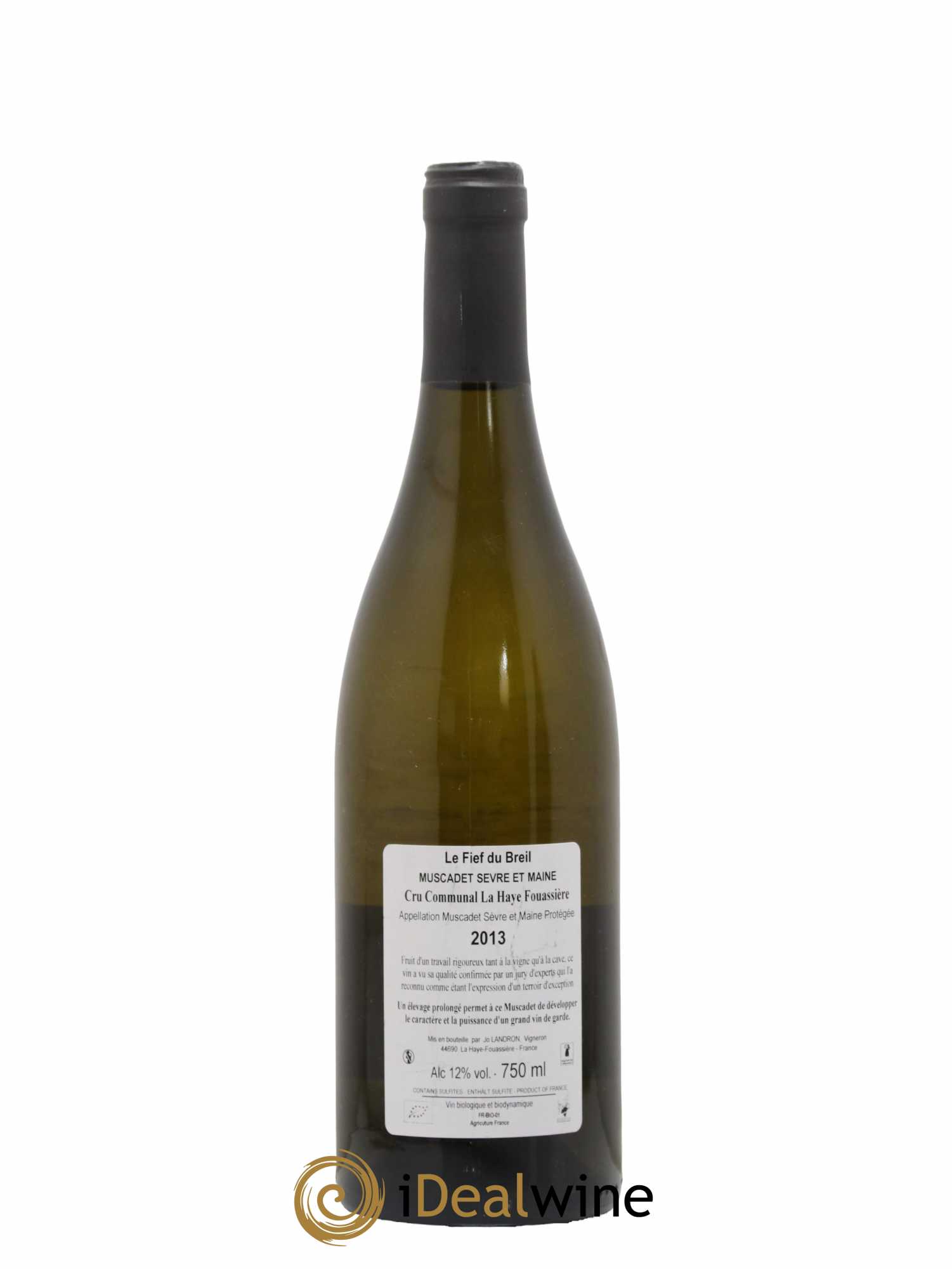 Muscadet-Sèvre-et-Maine Le Fief du Breil Jo Landron 2013 - Lot de 1 bouteille - 1