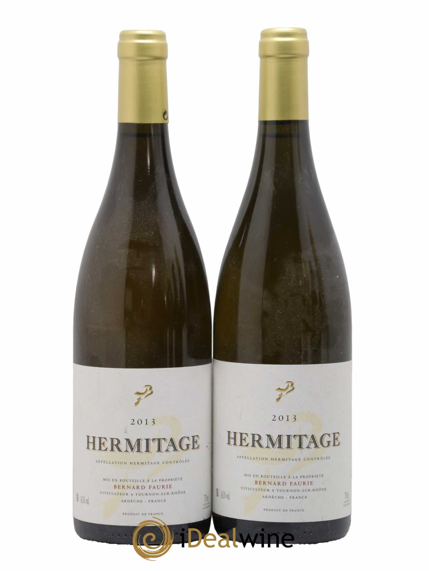 Hermitage Bernard Faurie 2013 - Lot de 2 bouteilles - 0