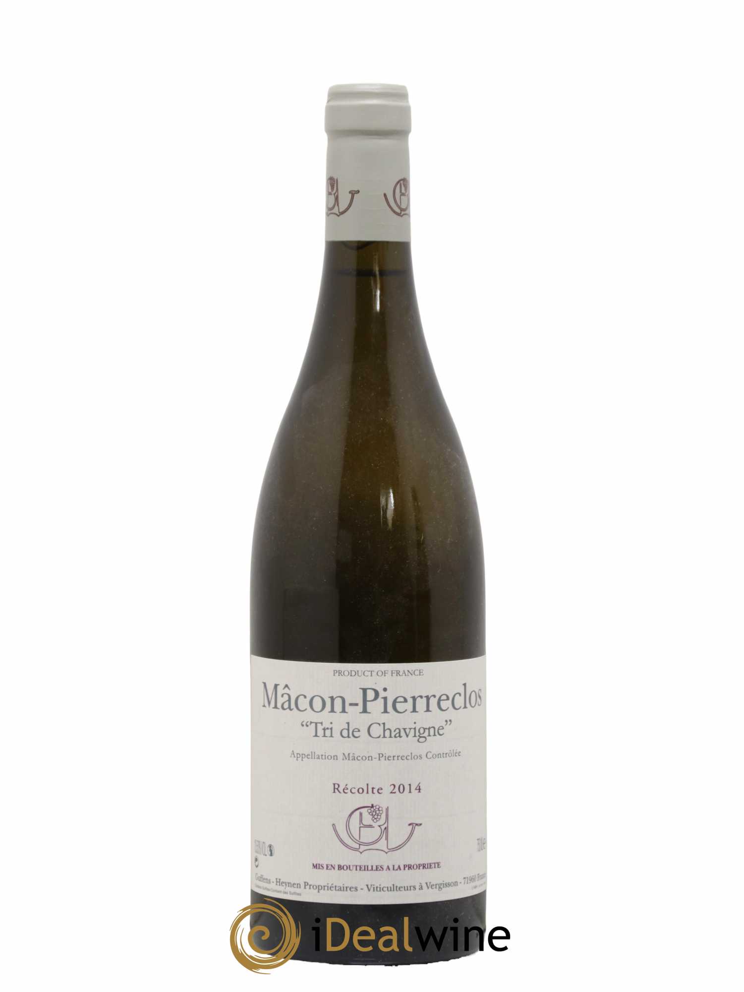 Mâcon-Pierreclos Tri de Chavigne Guffens-Heynen 2014 - Lot de 1 bouteille - 0