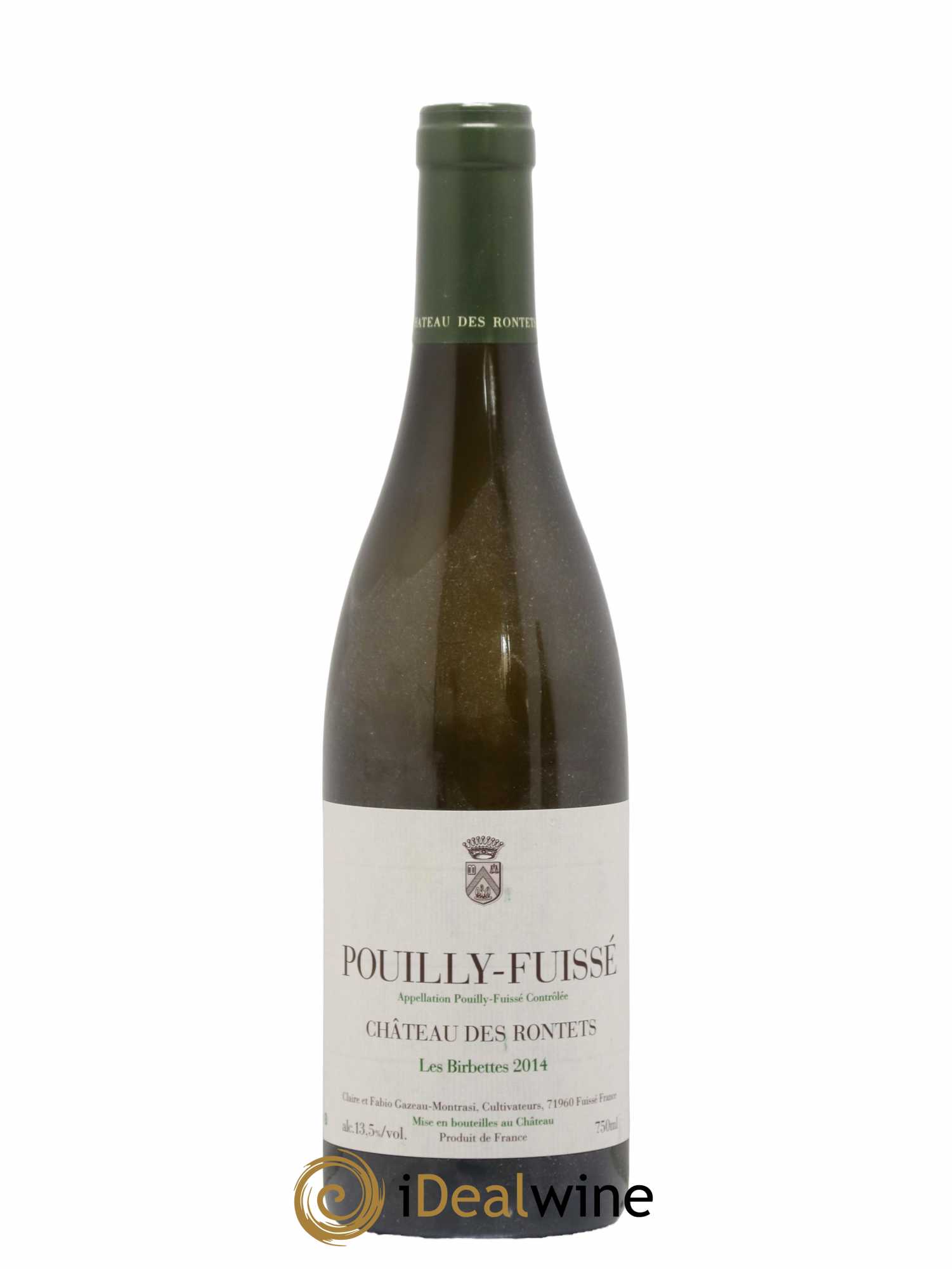 Pouilly-Fuissé Les Birbettes Château des Rontets 2014 - Lot de 1 bouteille - 0
