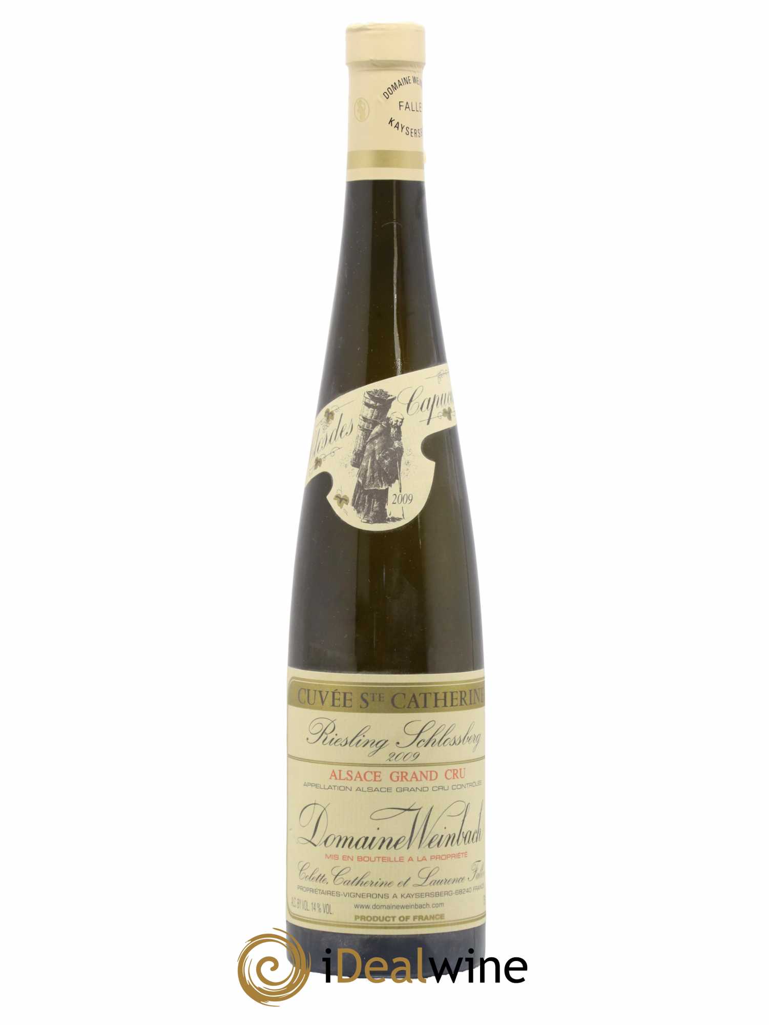 Alsace Grand Cru Riesling Schlossberg Cuvée Sainte Catherine Weinbach (Domaine) 2009 - Lot de 1 bouteille - 0