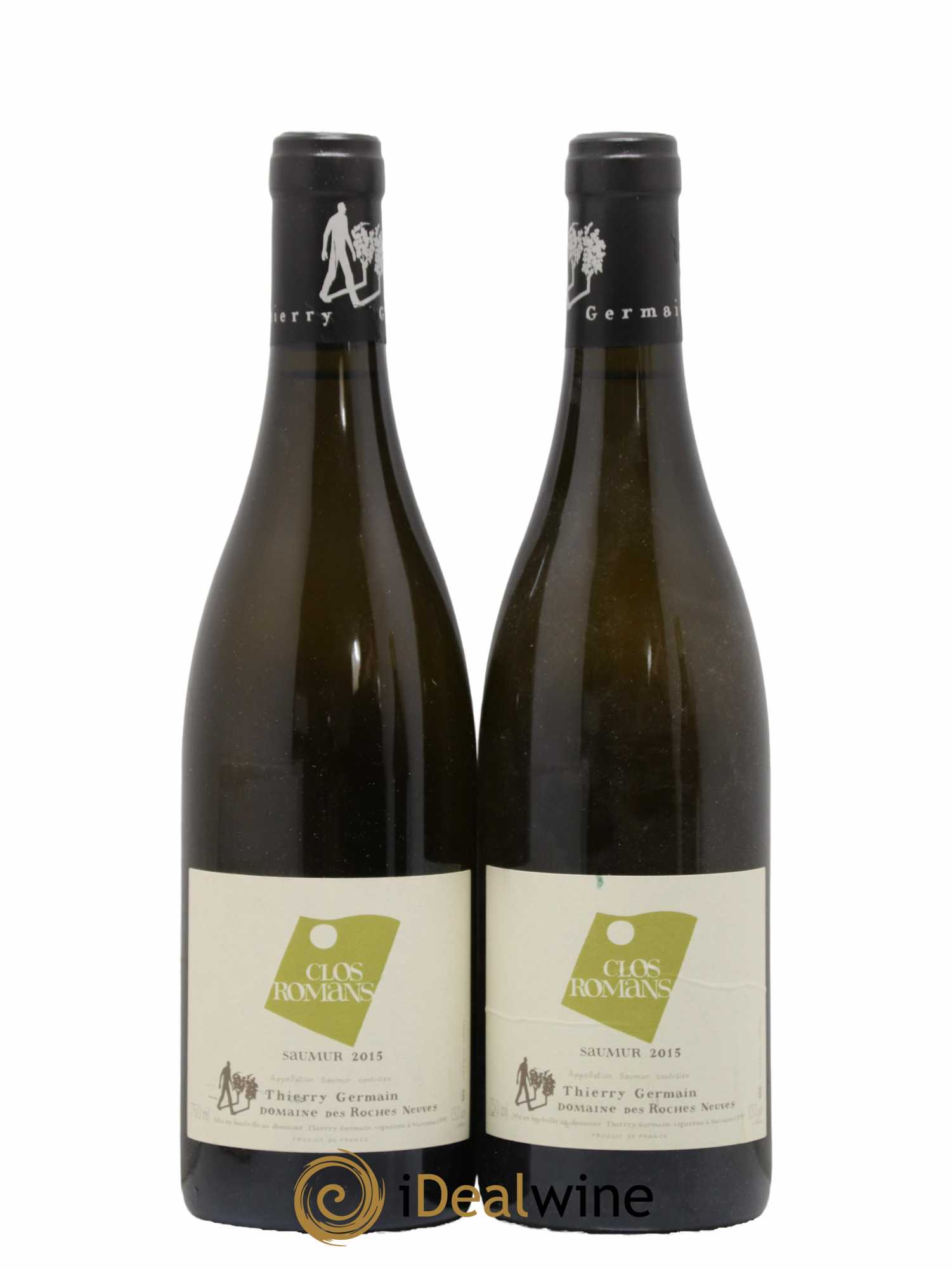Saumur Clos Romans Domaine des Roches Neuves - Thierry Germain 2015 - Lot de 2 bouteilles - 0