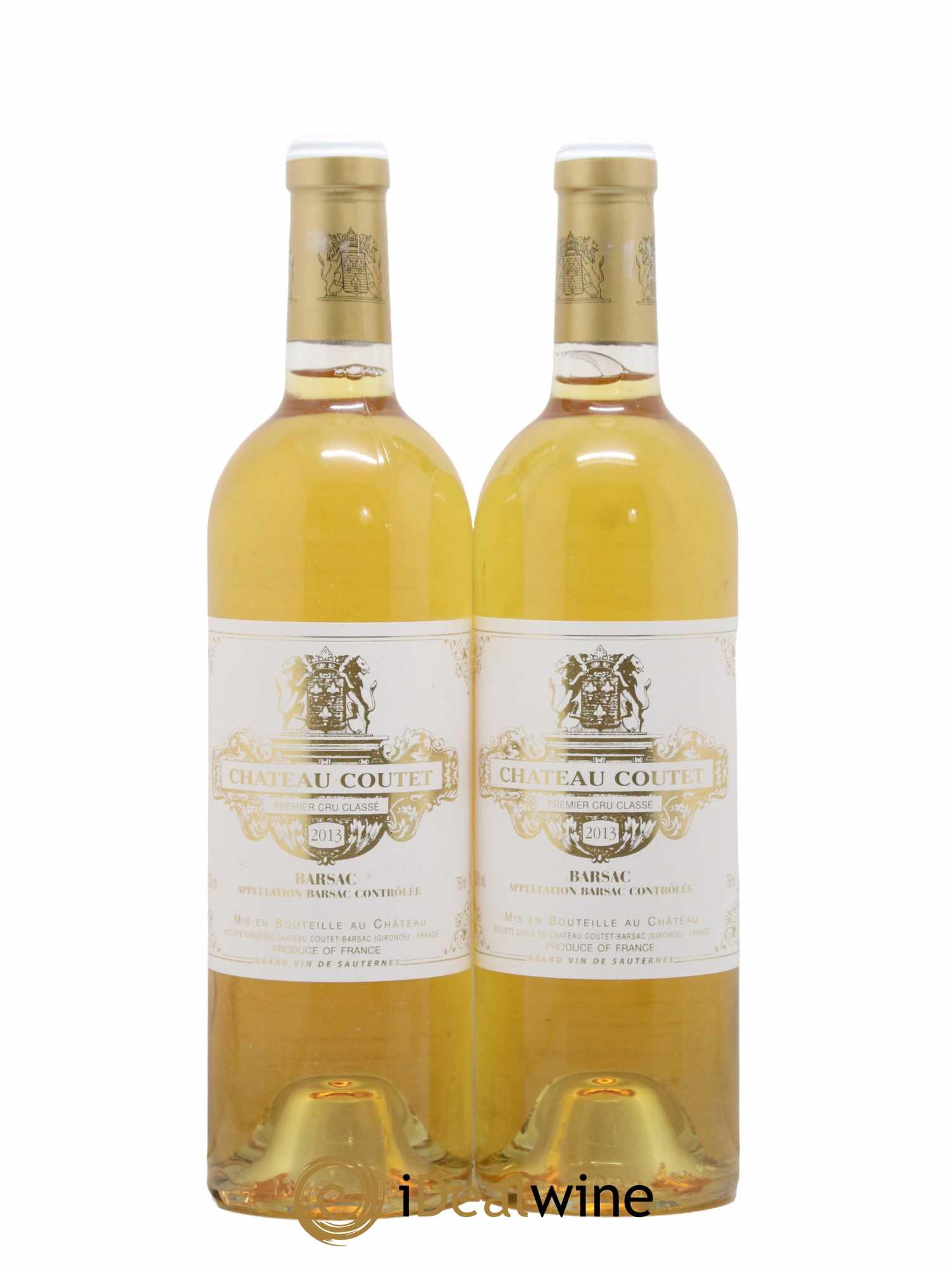 Château Coutet 1er Grand Cru Classé 2013 - Lotto di 2 bottiglie - 0