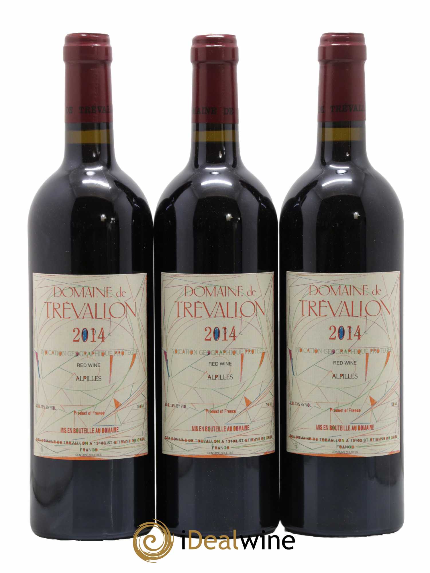 Alpilles Trévallon (Domaine de) Eloi Dürrbach 2014 - Lot de 3 bouteilles - 0