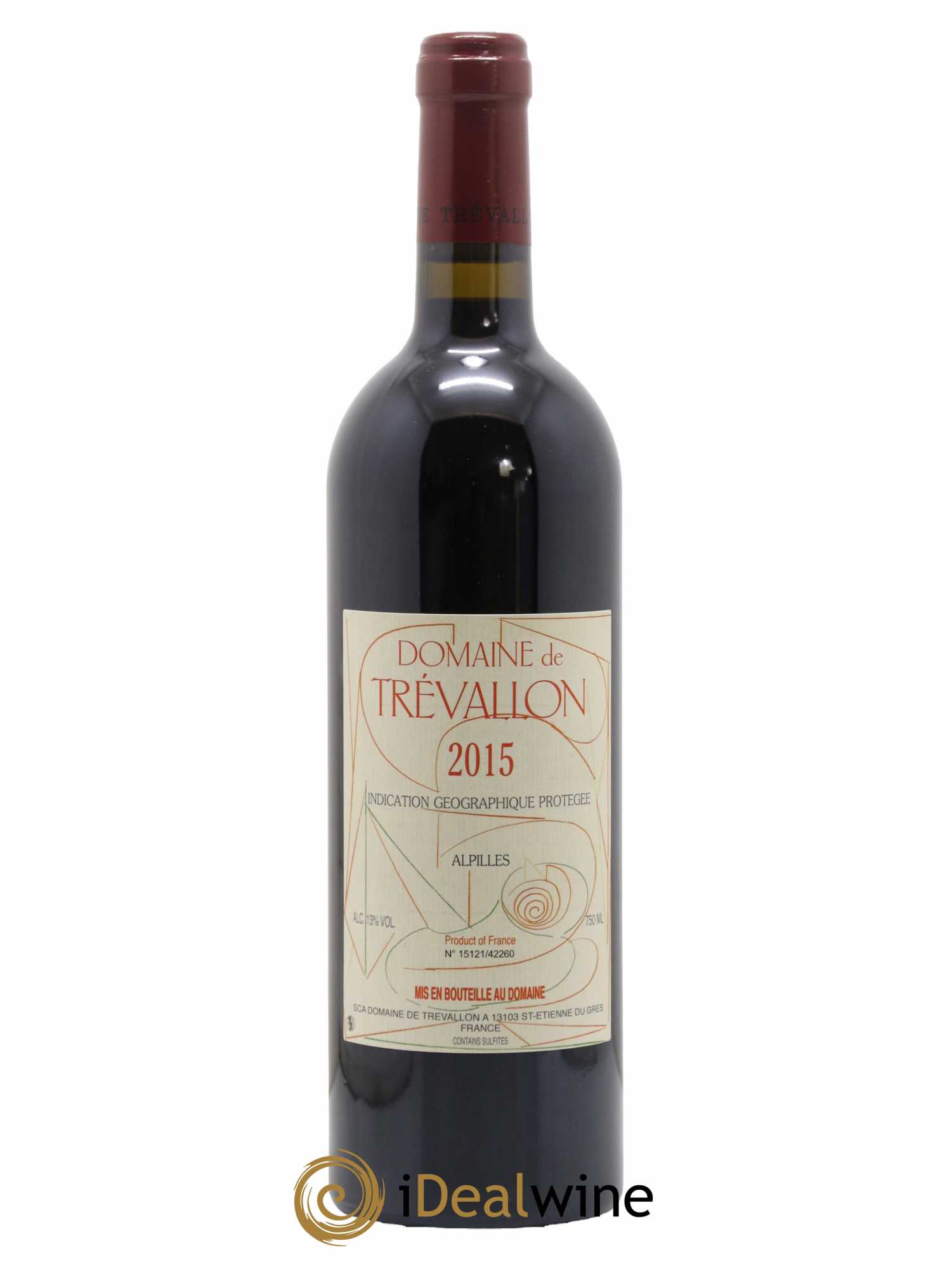 Alpilles Trévallon (Domaine de) Eloi Dürrbach 2015 - Lot de 1 bouteille - 0