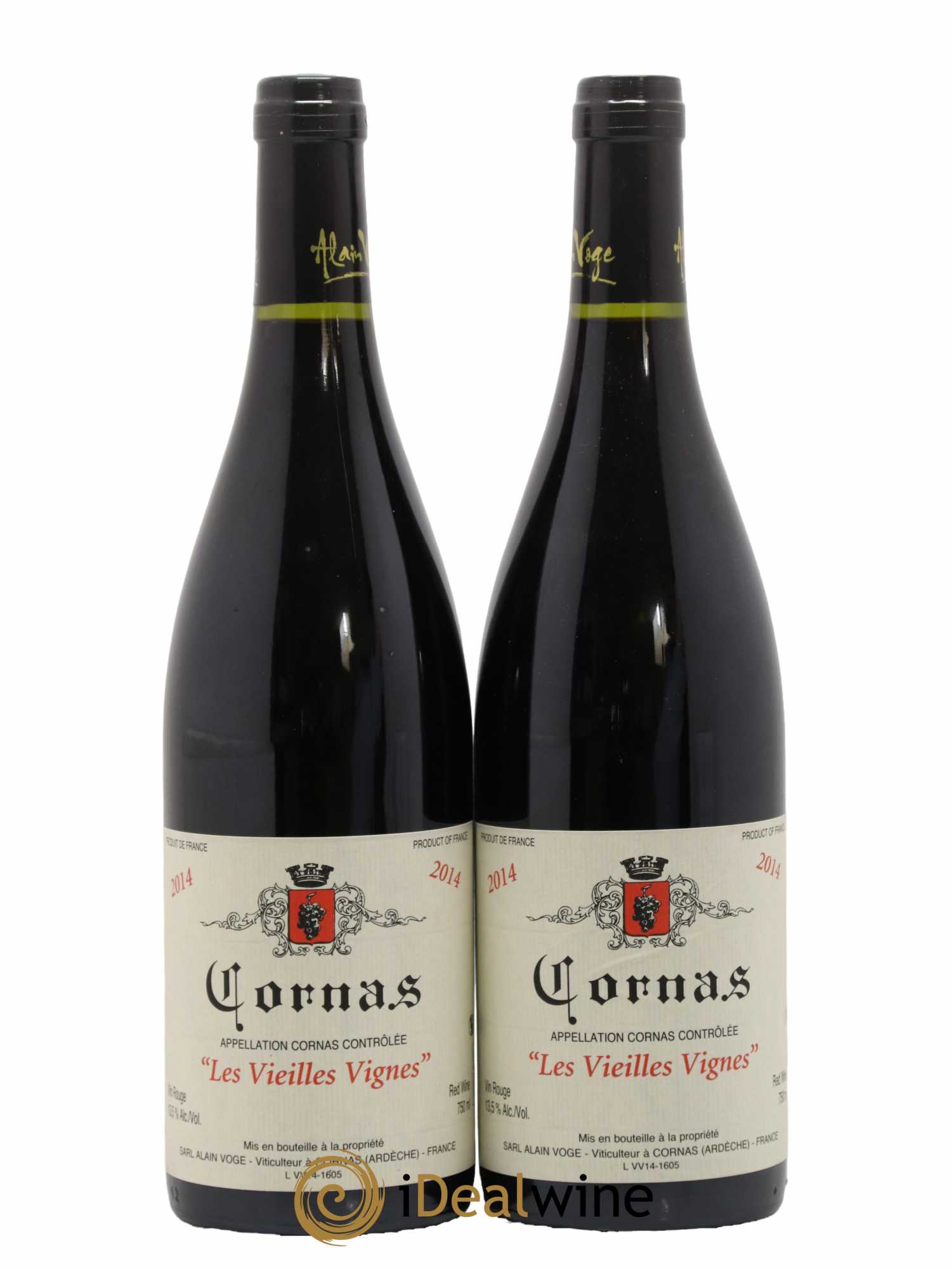 Cornas Les Vieilles Vignes Alain Voge (Domaine) 2014 - Lot de 2 bouteilles - 0