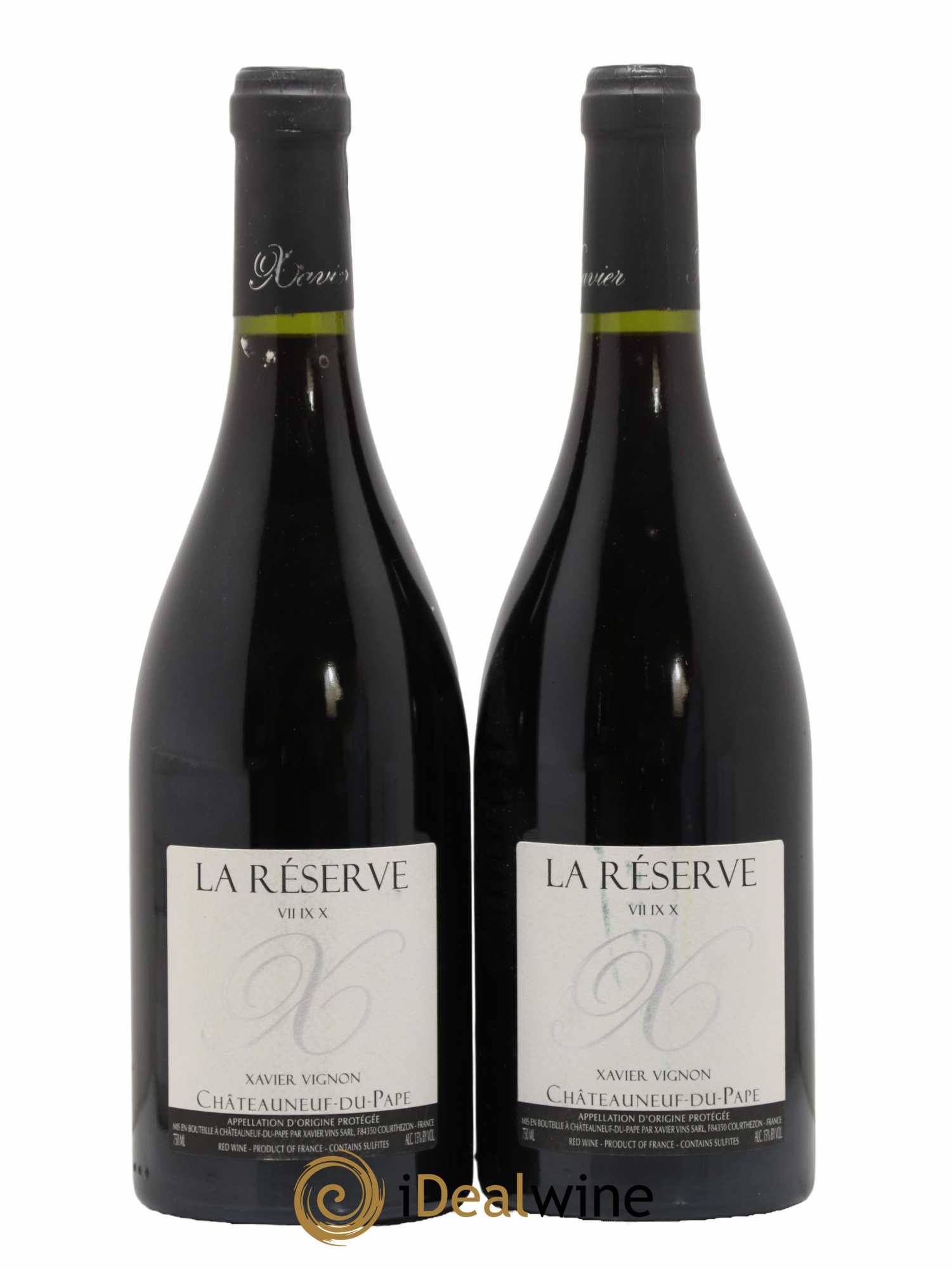 Châteauneuf-du-Pape La Reserve Vii Ix X Xavier Vignon - Lot de 2 bouteilles - 0