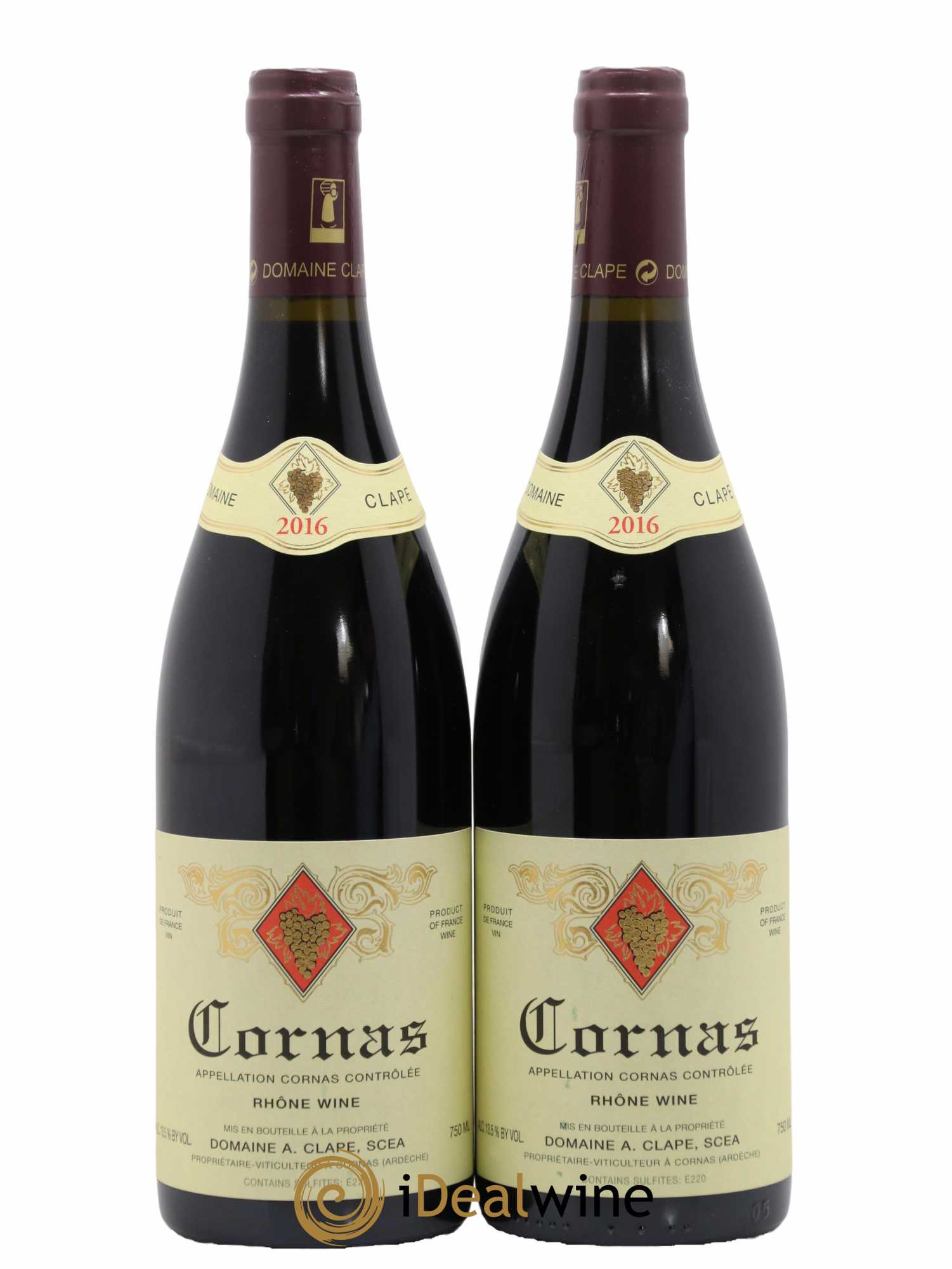 Cornas Auguste Clape 2016 - Lot de 2 bouteilles - 0