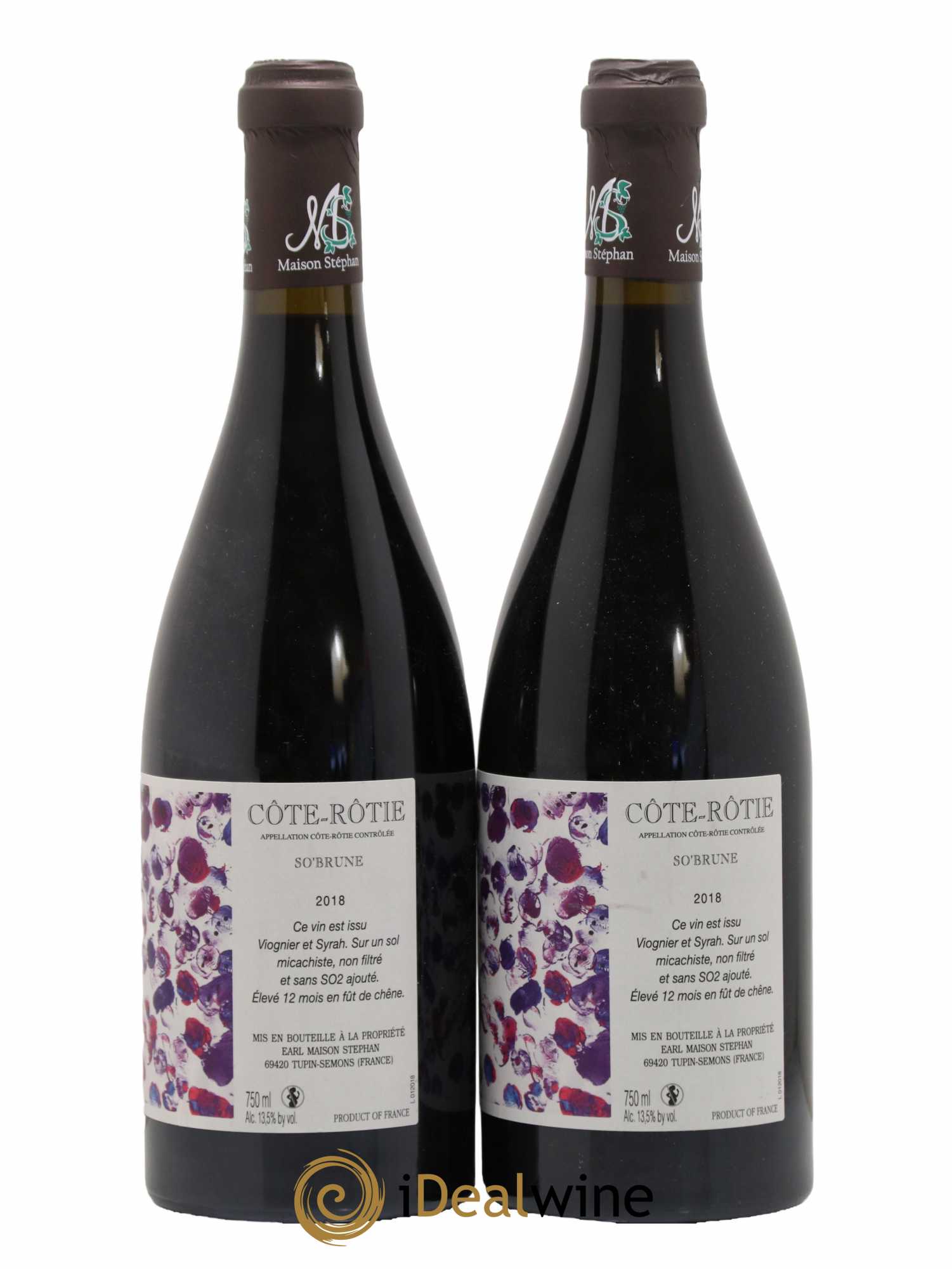 Côte-Rôtie So'Brune Jean-Michel Stephan 2018 - Lot de 2 bouteilles - 1