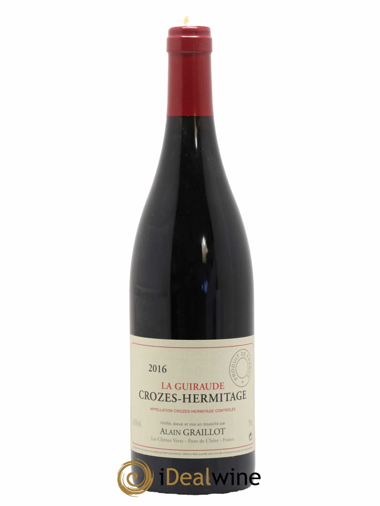 Crozes-Hermitage La Guiraude Domaine Graillot 2016 - Lot de 1 bouteille - 0
