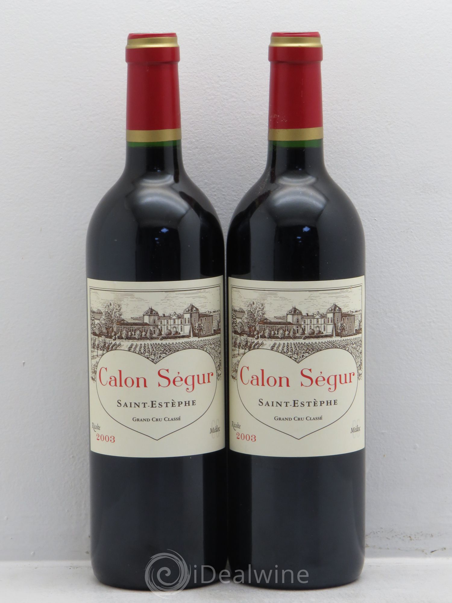 Château Calon Ségur 3ème Grand Cru Classé 2003 - Lot de 2 bouteilles - 0