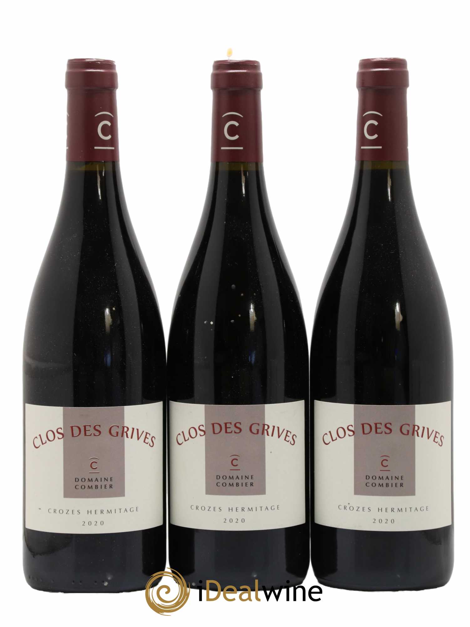 Crozes-Hermitage Clos des Grives Combier 2020 - Lot de 3 bouteilles - 0