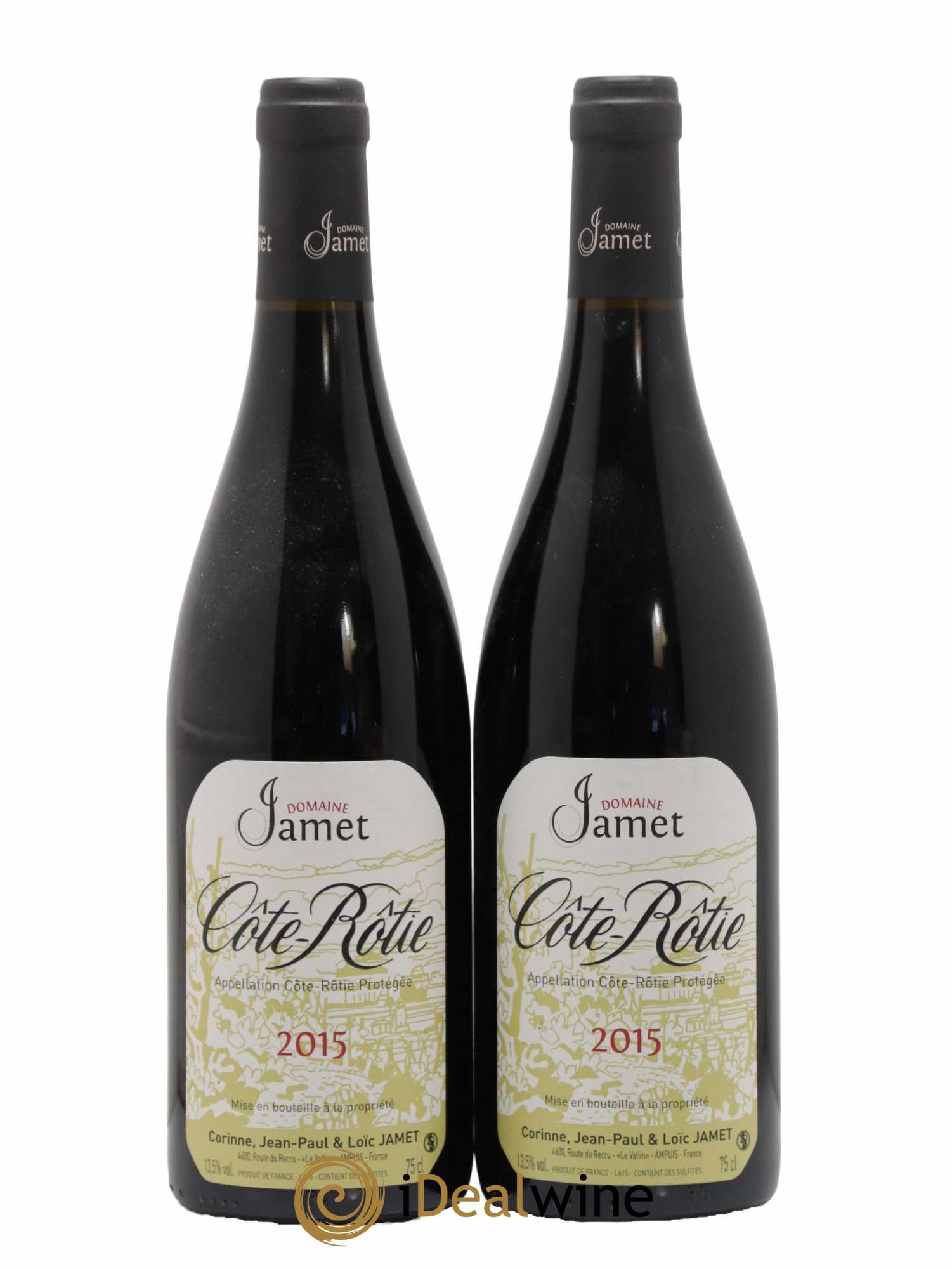 Côte-Rôtie Jamet (Domaine) 2015 - Lot de 2 bouteilles - 0