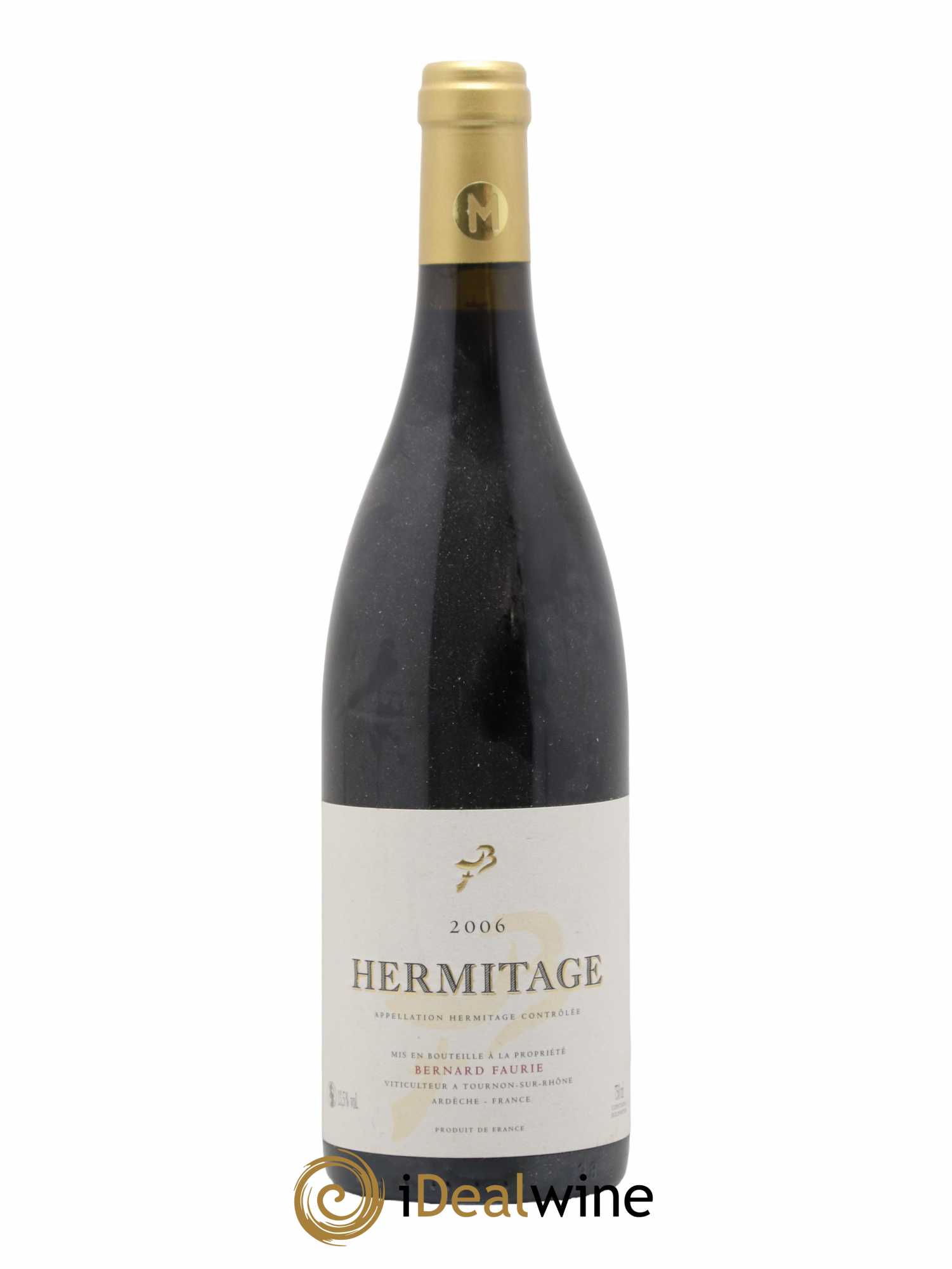 Hermitage Bessards Méal (capsule dorée) Bernard Faurie 2006 - Lot de 1 bouteille - 0