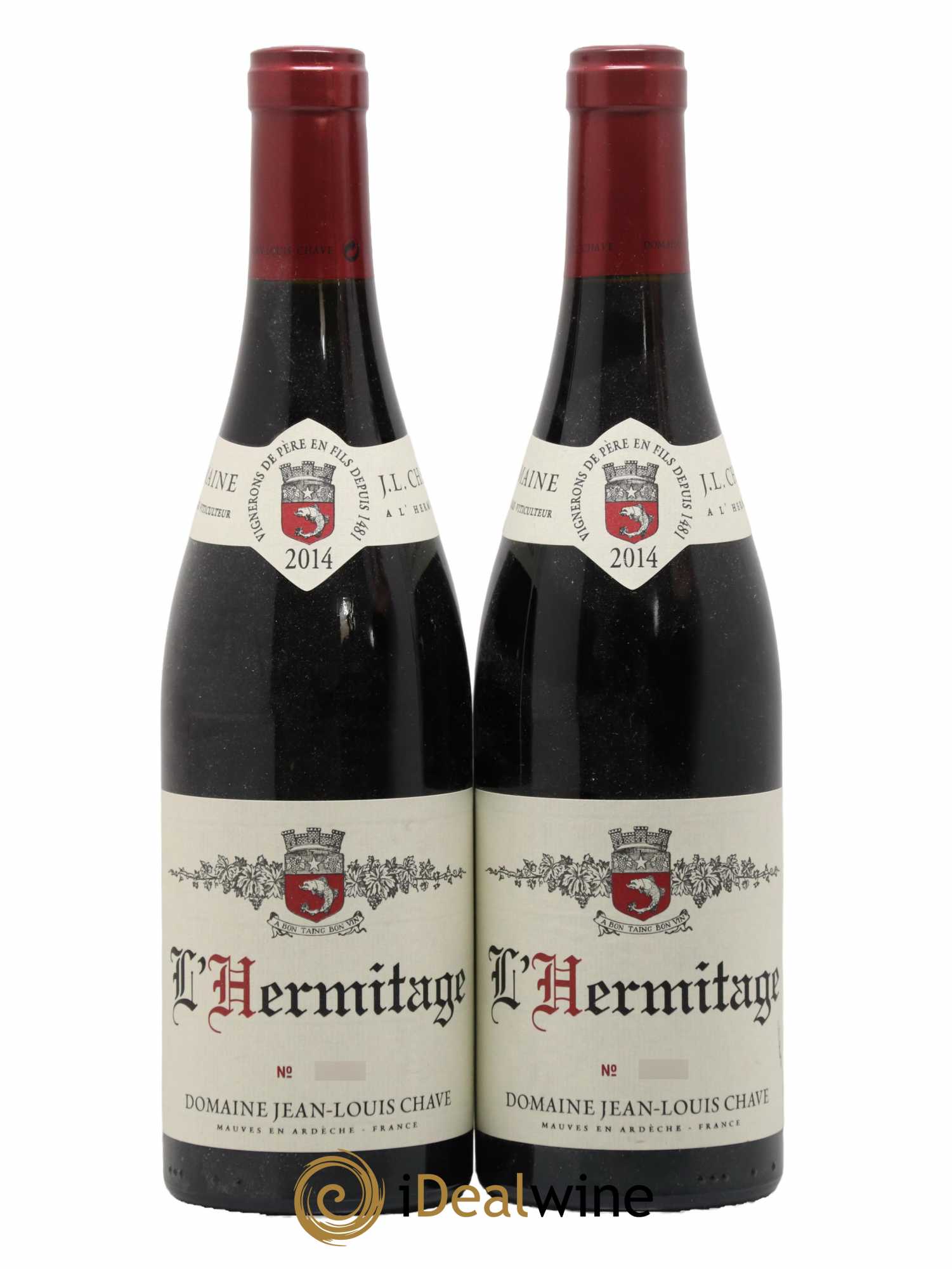 Hermitage Jean-Louis Chave 2014 - Lot de 2 bouteilles - 0
