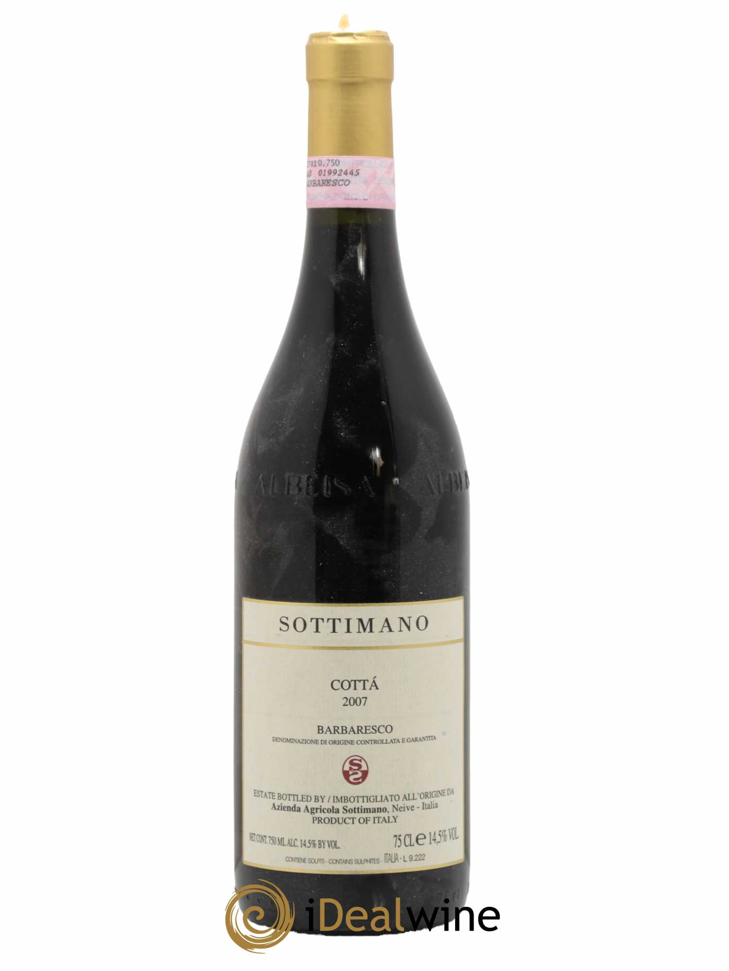 Barbaresco DOCG Cottà Sottimano 2007 - Lot de 1 bouteille - 0