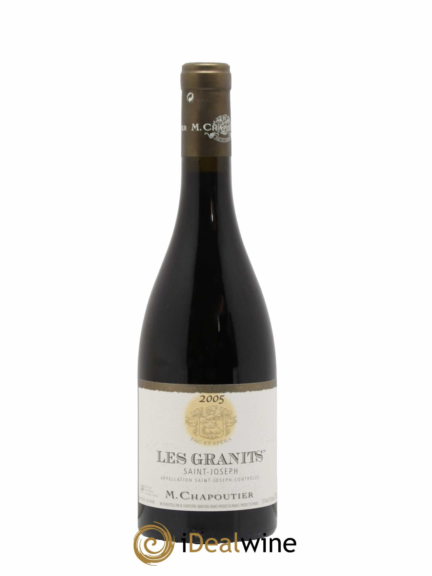 Saint-Joseph Les Granits Chapoutier 2005 - Lot de 1 bouteille - 0